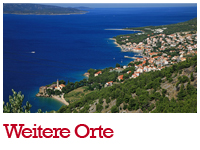 Informationen über die Orte auf der Insel Brac