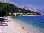 Der schöne Strand von Podgora