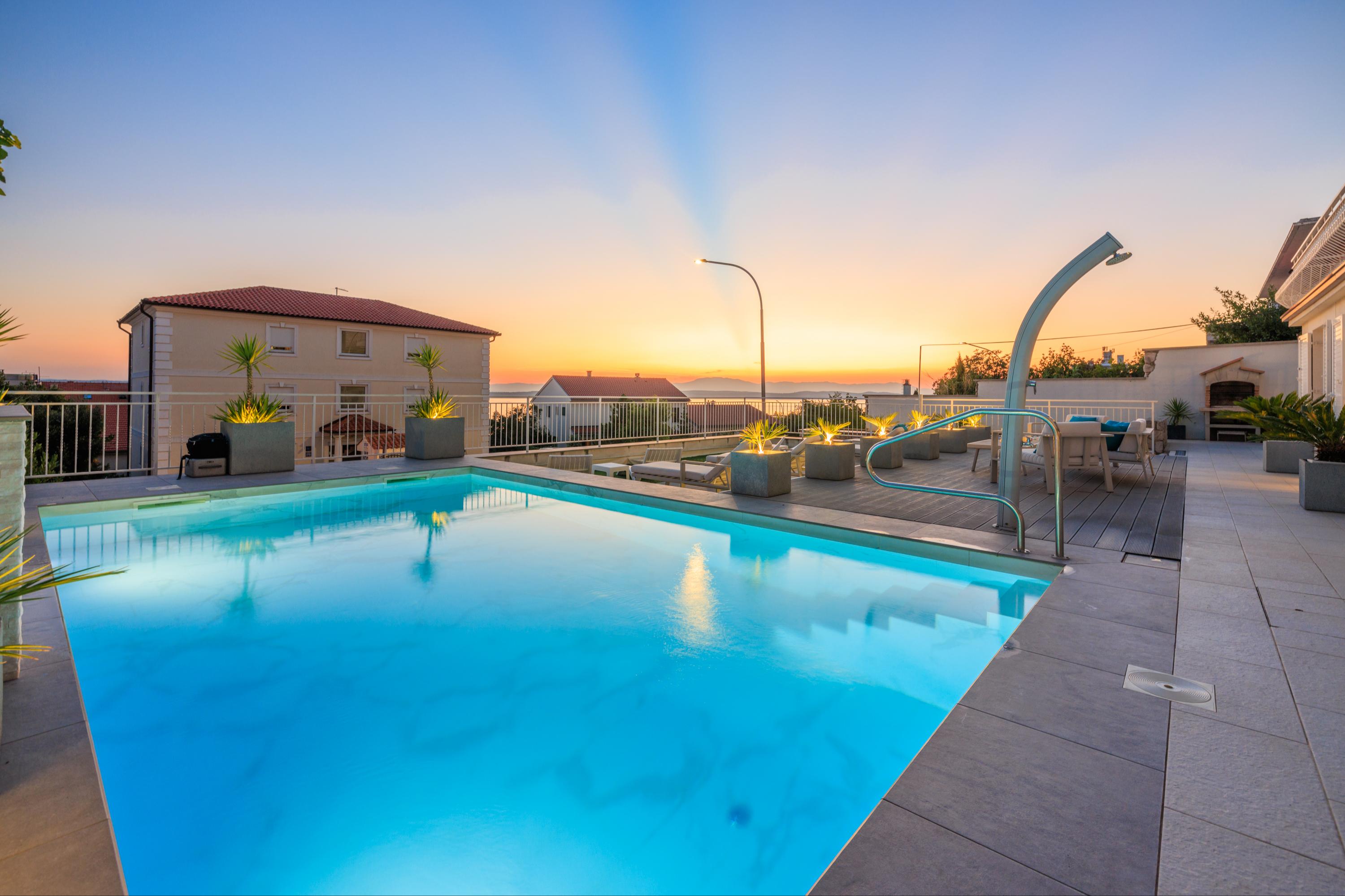 Neu eingerichtette Ferienwohnung in Crikvenica mit Meerblick