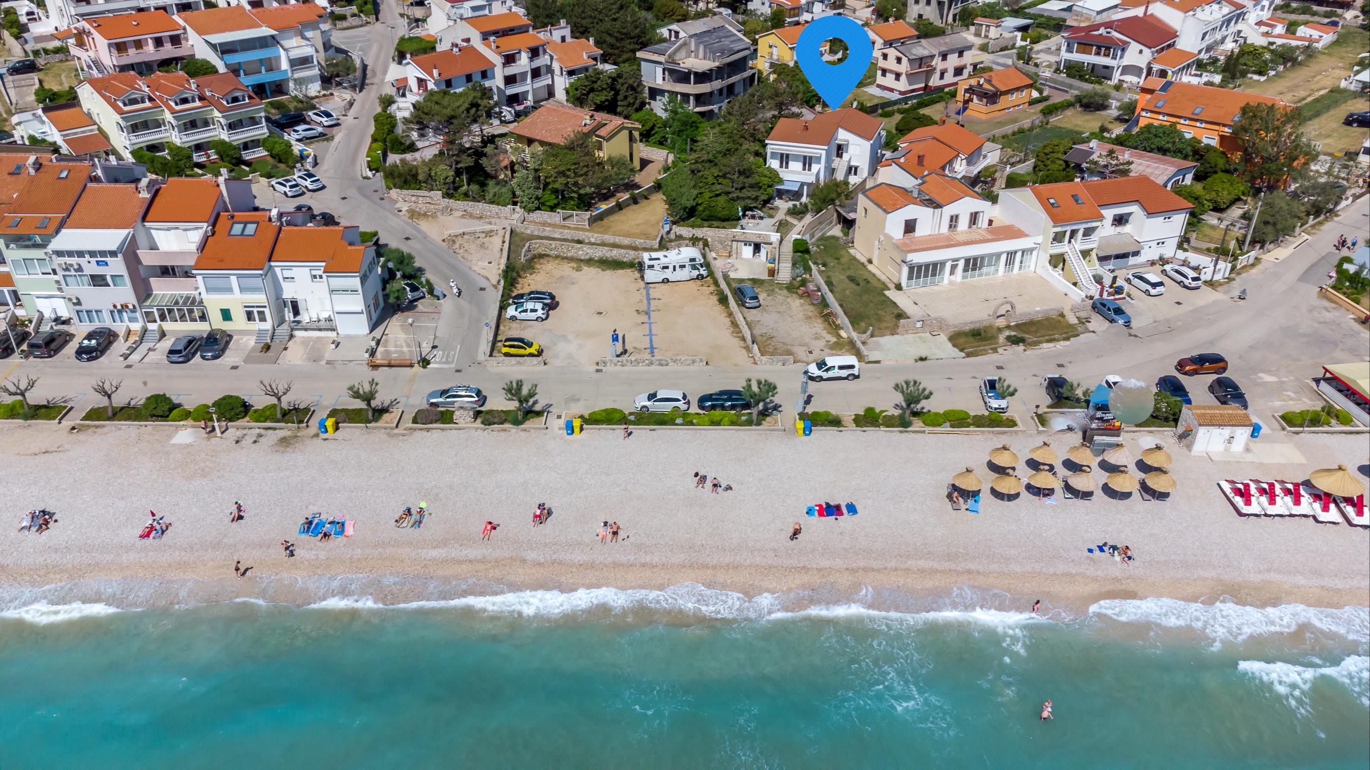 Wohneinheit für bis zu 4 Personen in Baska - nur 30 m zum Meer