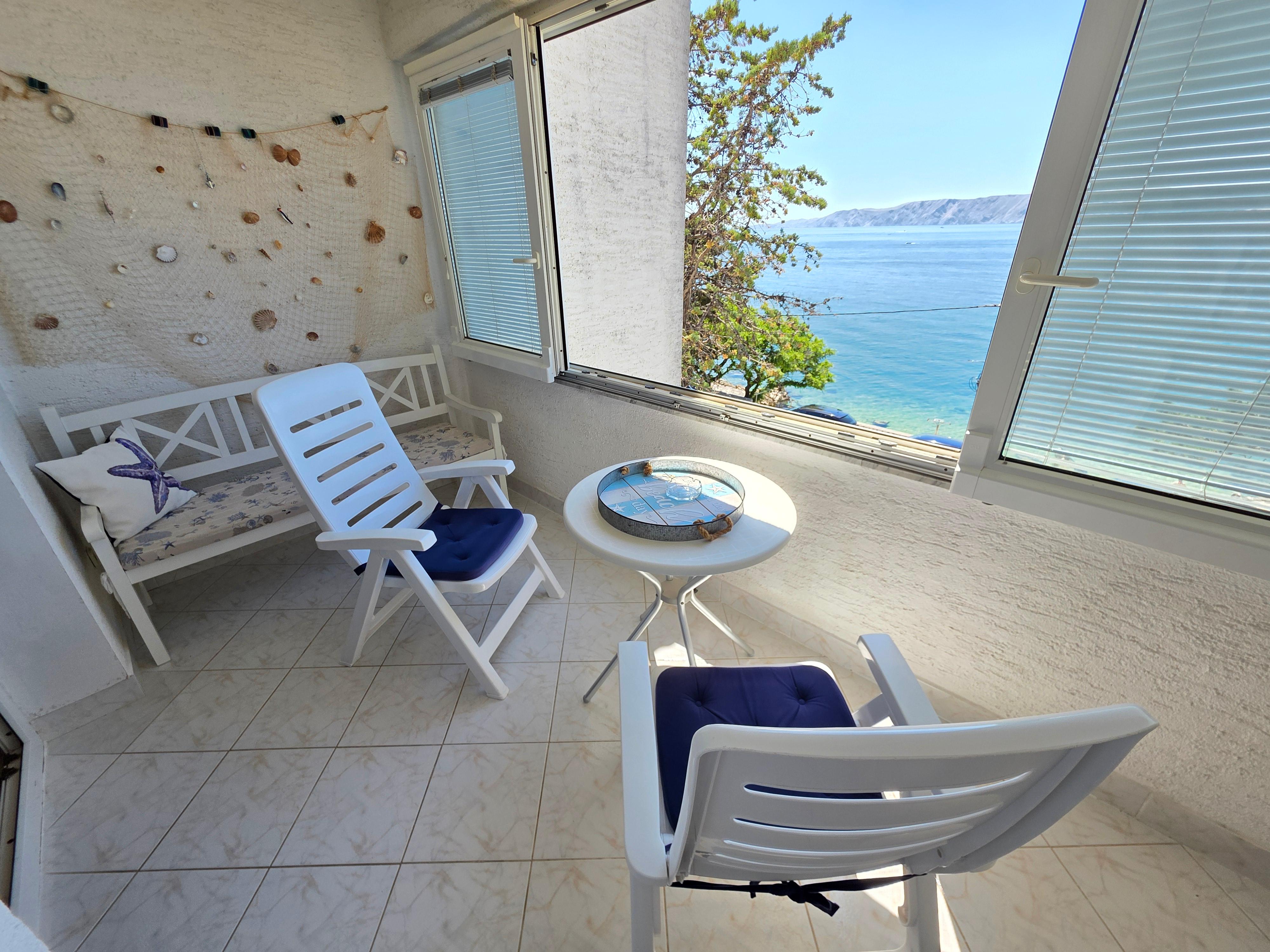 Apartment direkt am Meer für 2-3 Personen
