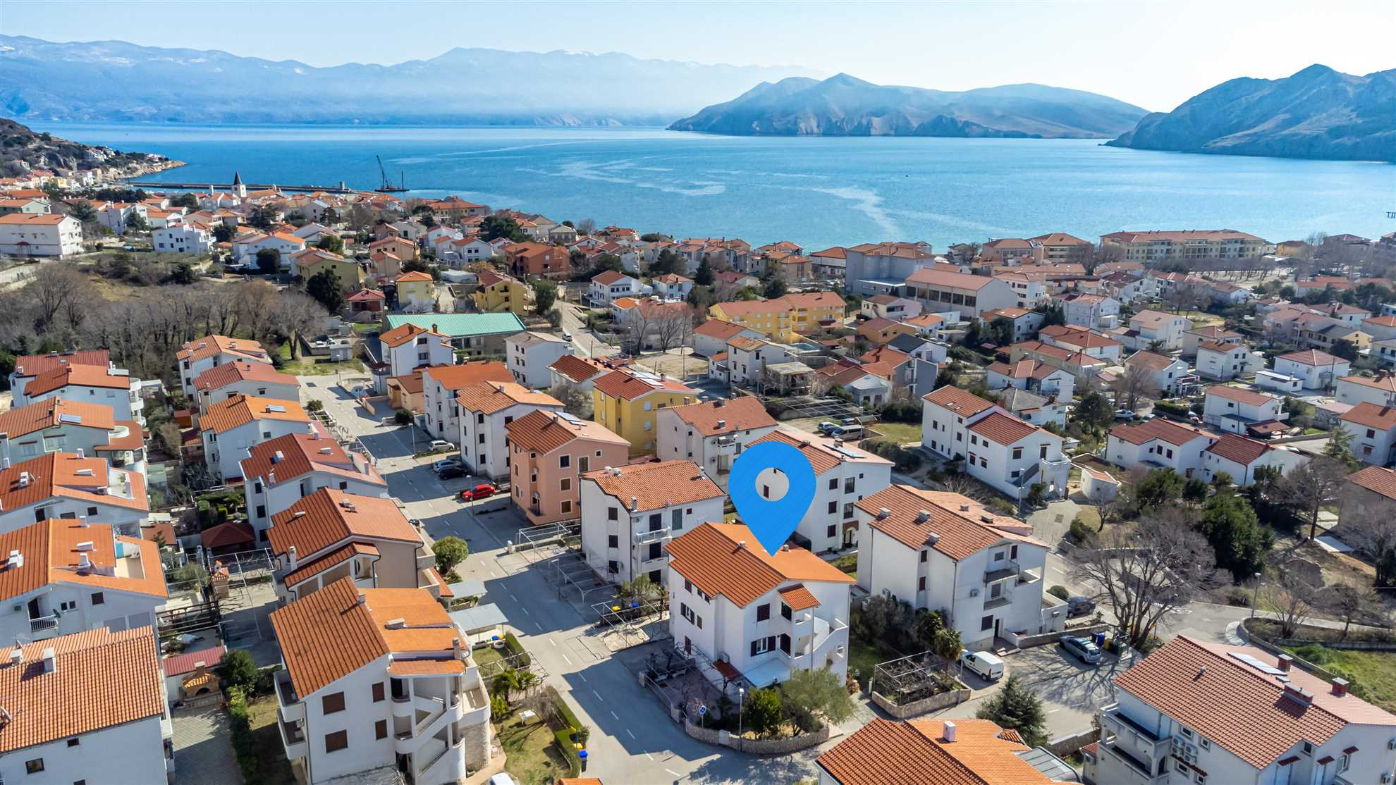 Unterkunft mit 42 m² für 3-5 Personen - mit Balkon, Klima, TV & Gril