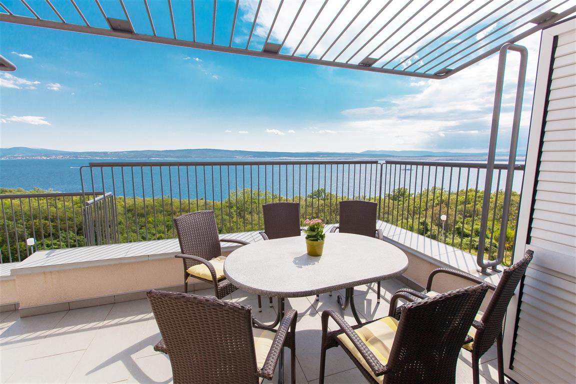 Penthouse mit Postkarten-Meerblick, 2 DoppelSZ, Home Office W-LAN 