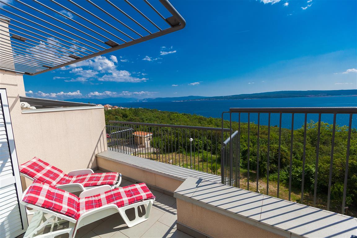 Penthouse mit Postkarten-Meerblick, 2 DoppelSZ, Home Office W-LAN 