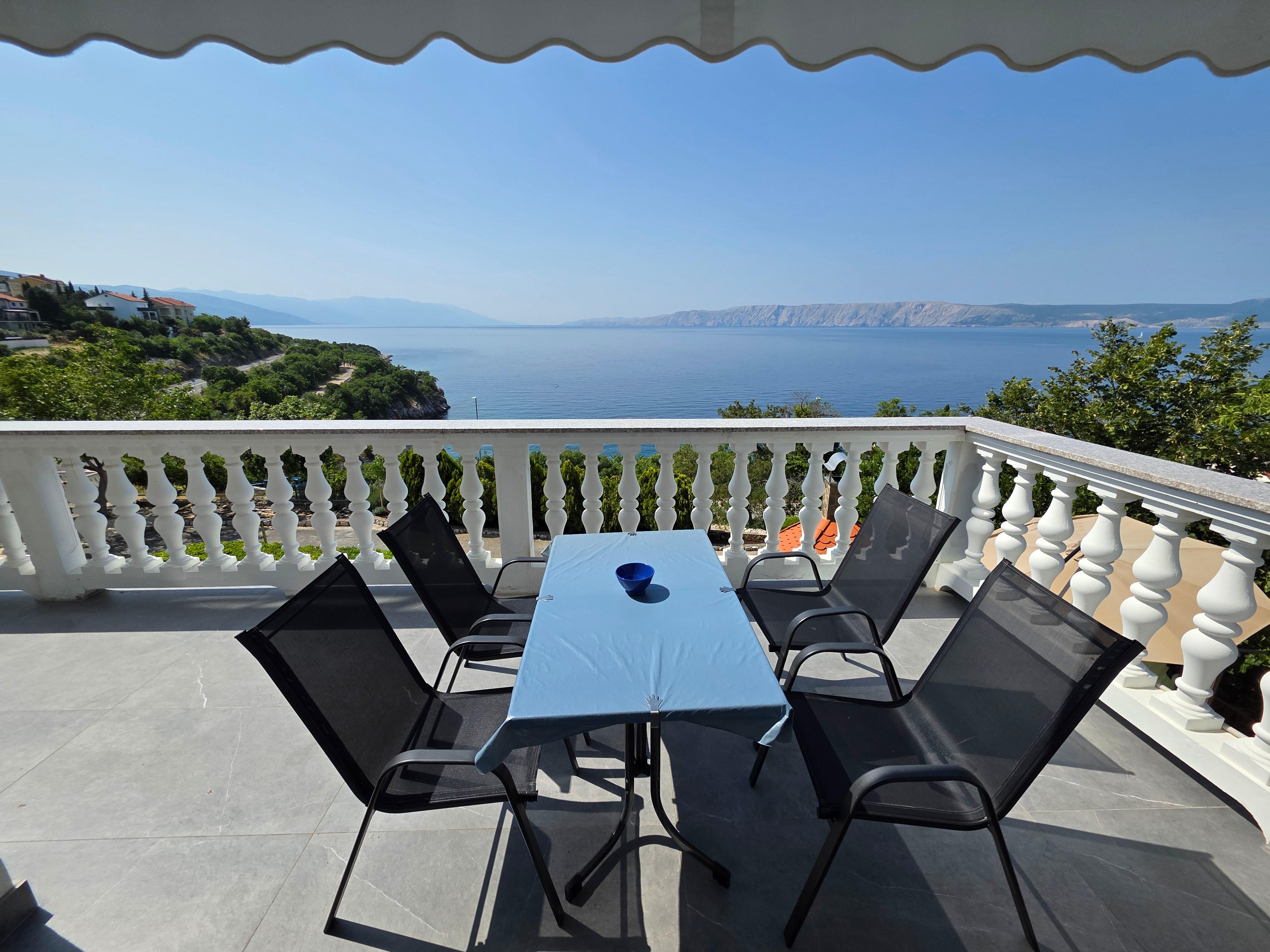 Apartment für 4-5 Personen mit Sat-Tv, WLAN - nur 150 m zum Meer