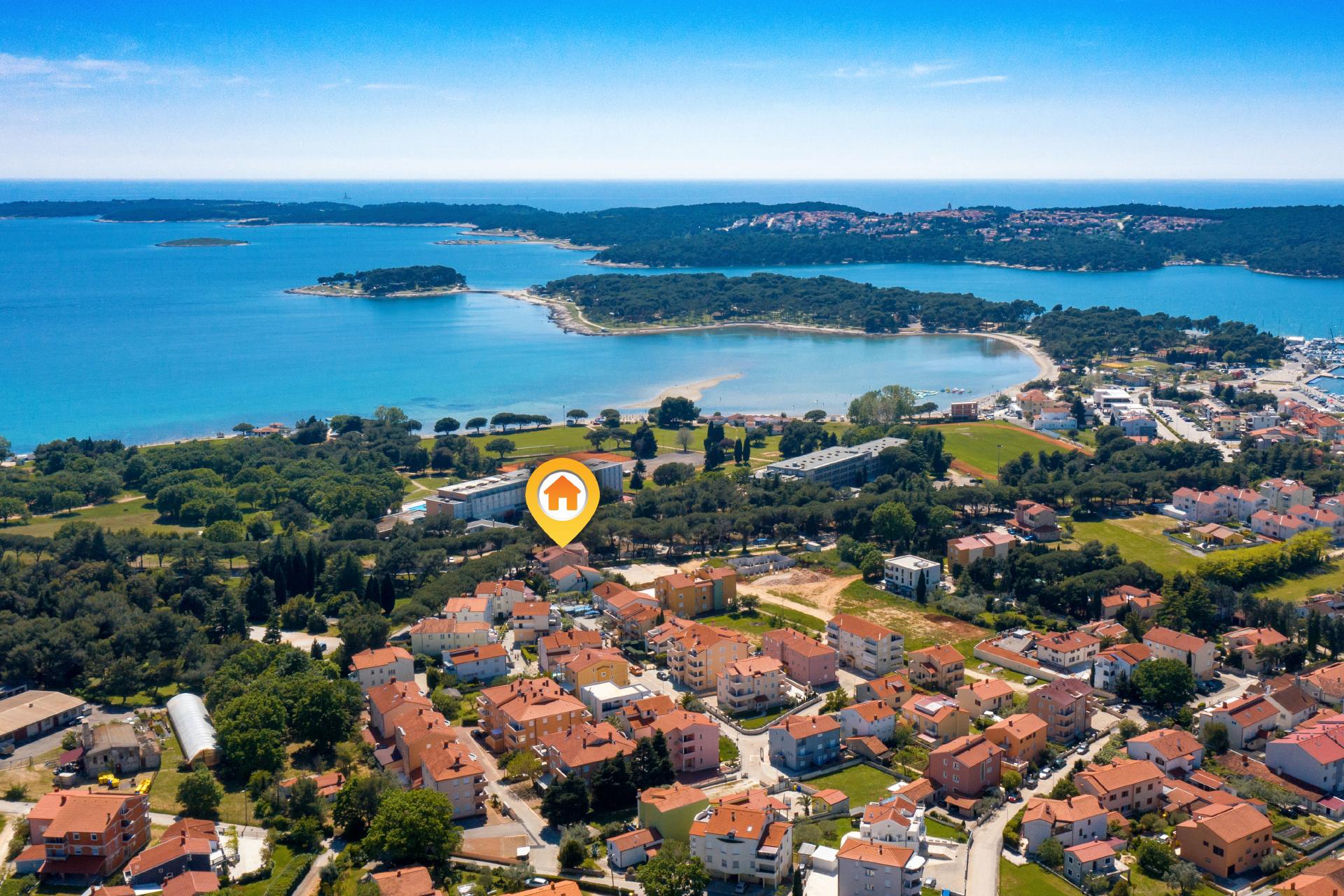 Ideal für 2-4 Pers - Klimatisiertes Apartment mit 40 m² im 1.OG
