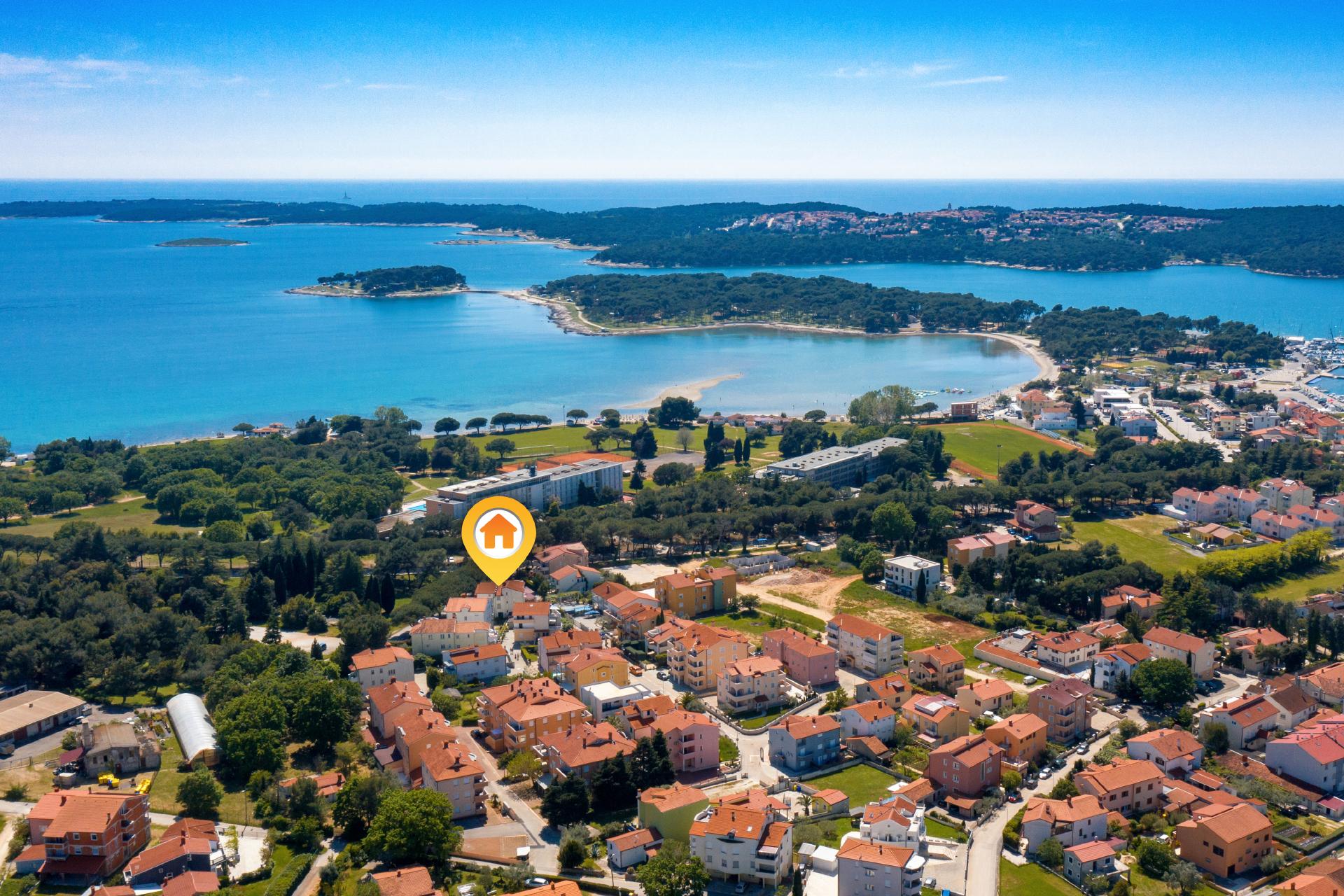 Strand- & Zentrumsnah - FeWo für 2-4 Pers - WLAN, Tv, Klima