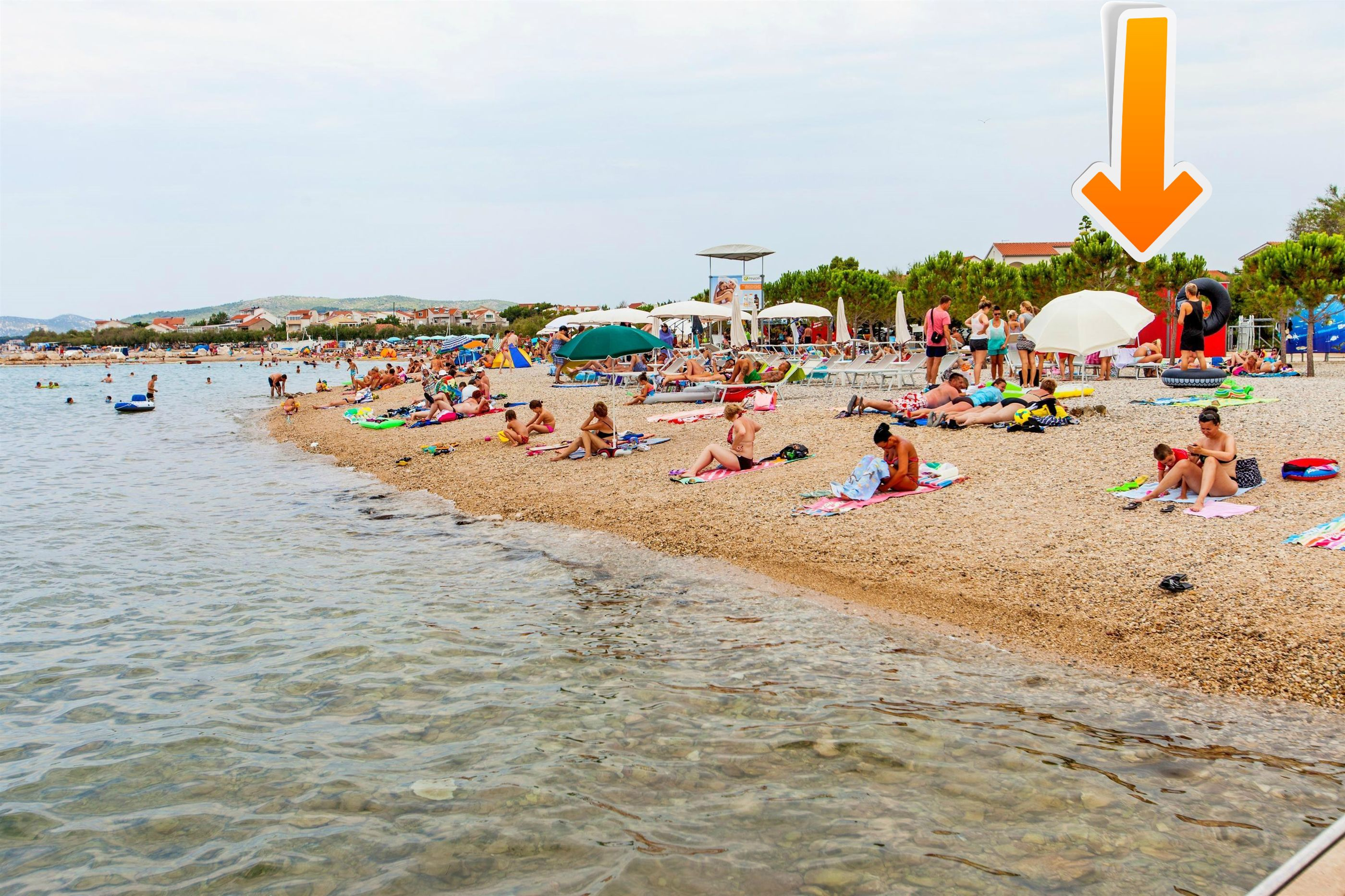 Klimatisierte Ferienunterkunft für 2-6 Personen - Nur 70 m zum Strand