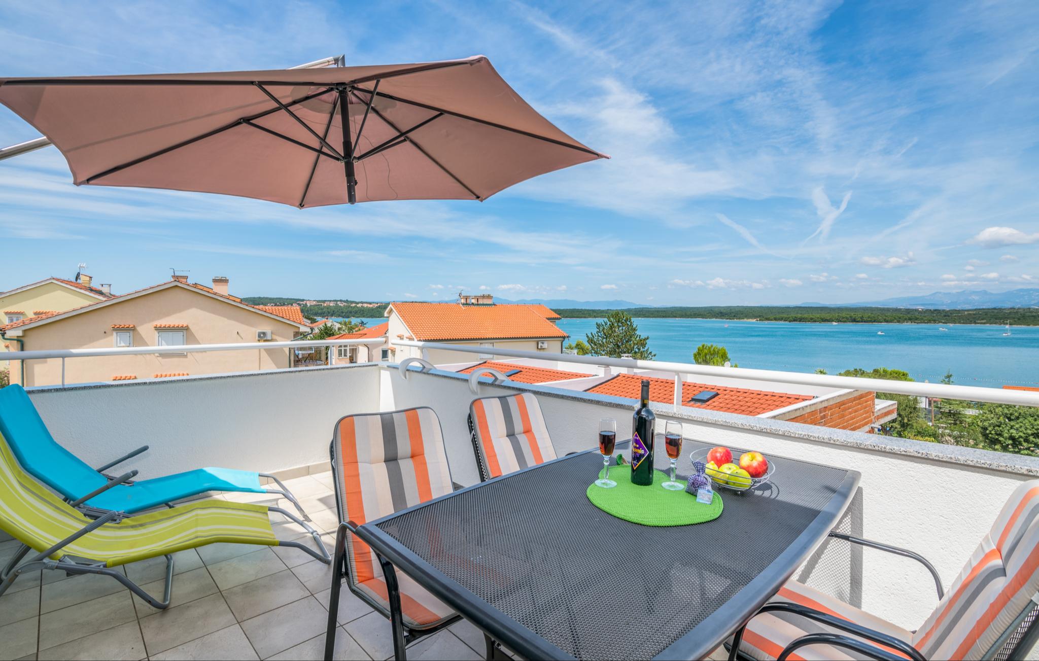 FeWo mit Klima, Sat-TV,WLAN & Meerblick - 70 m zum Meer