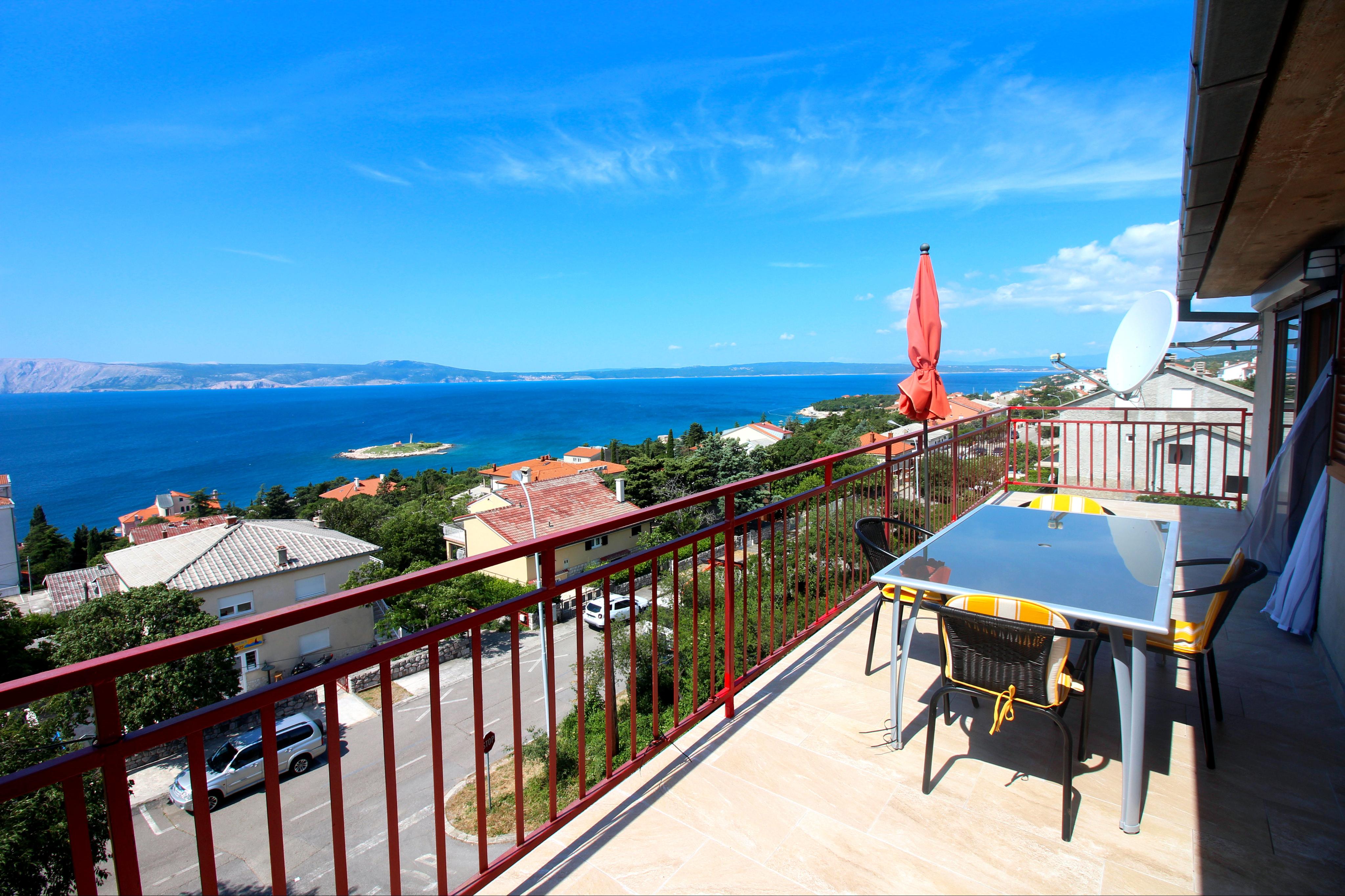 Apartment für 6-8 Pers. - Meerblick