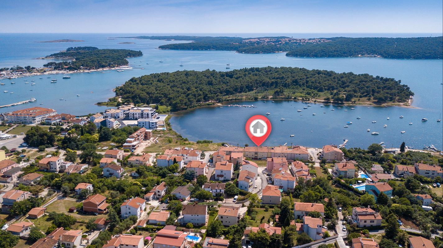Nettes Apartment mit Meerblick für 4 - 6 Personen in Medulin