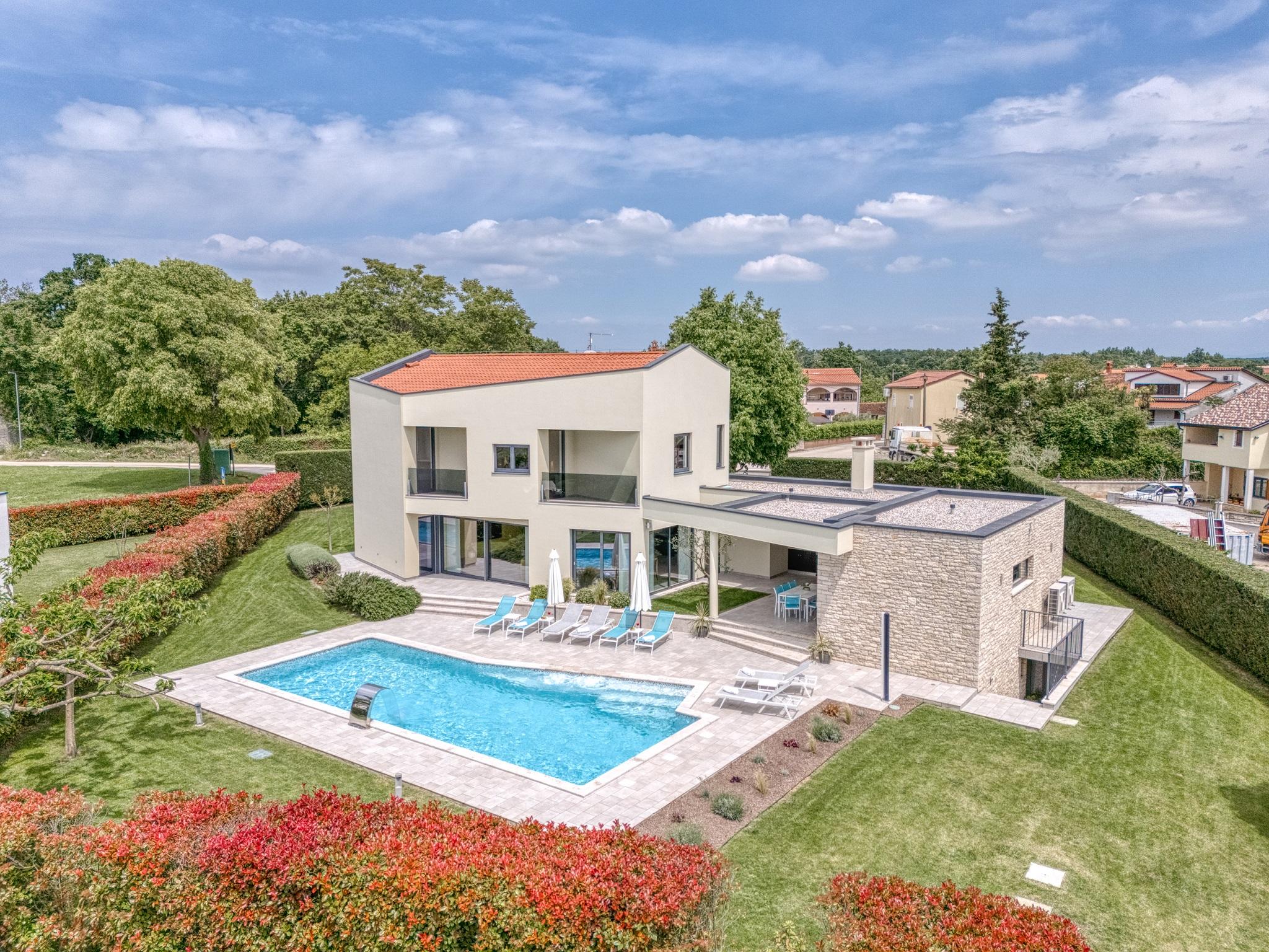 Neue moderne Luxus Villa mit Swimmingpool in Kroatien (Istrien)