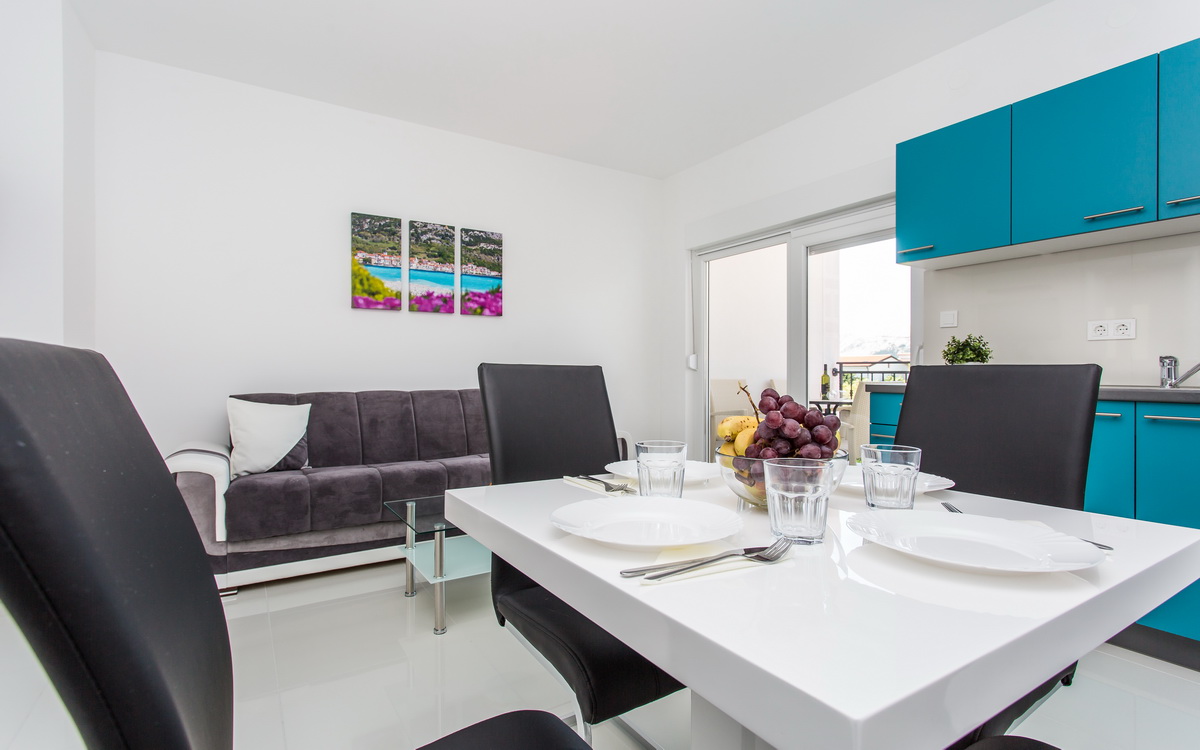 Apartment in Baska - Insel Krk - mit Balkon, Internet und Klimaanlage 