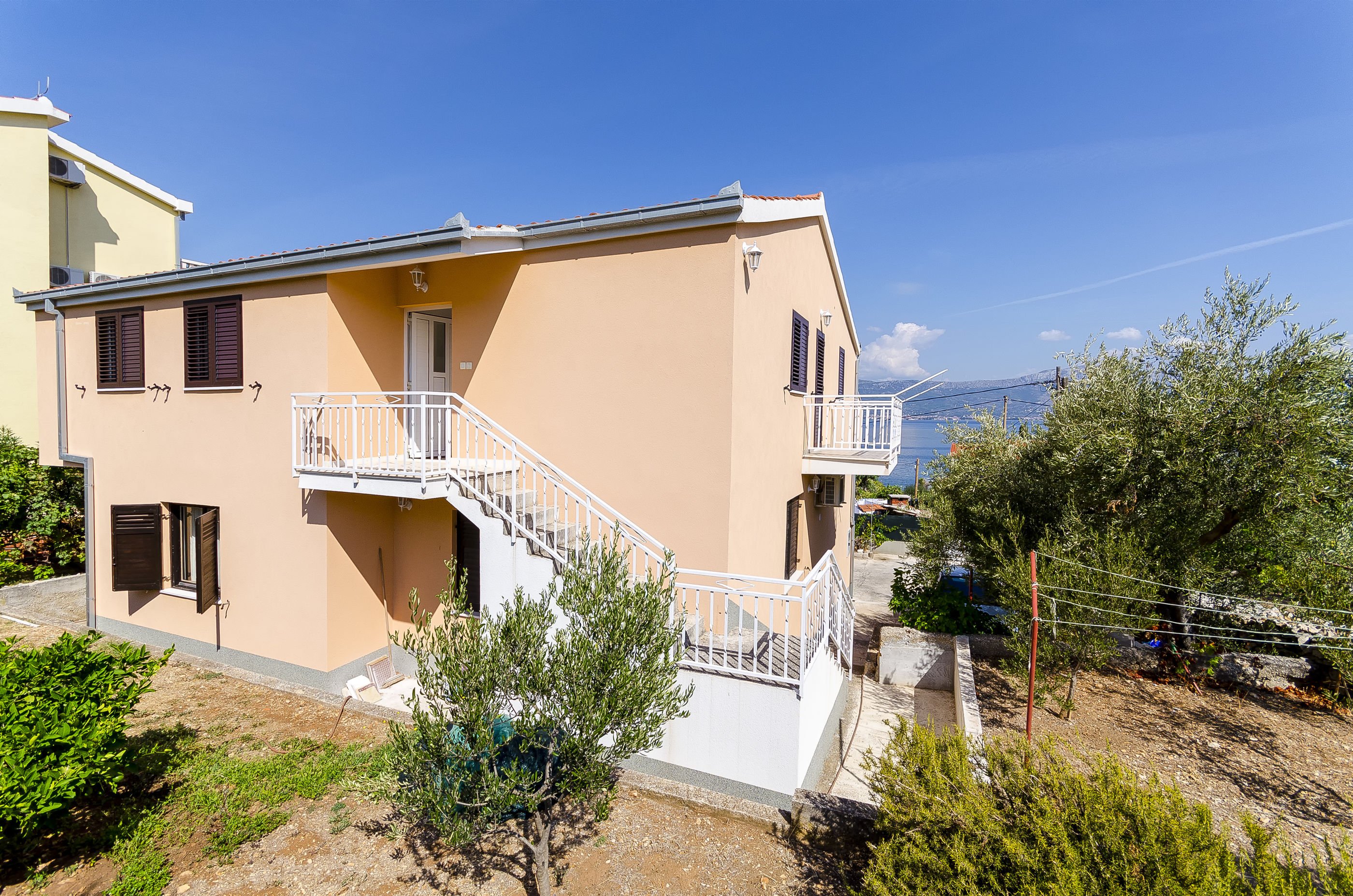 60 m zum Strand | Apartment für 4-5 Pers in Slatine | Klima, Sat-Tv