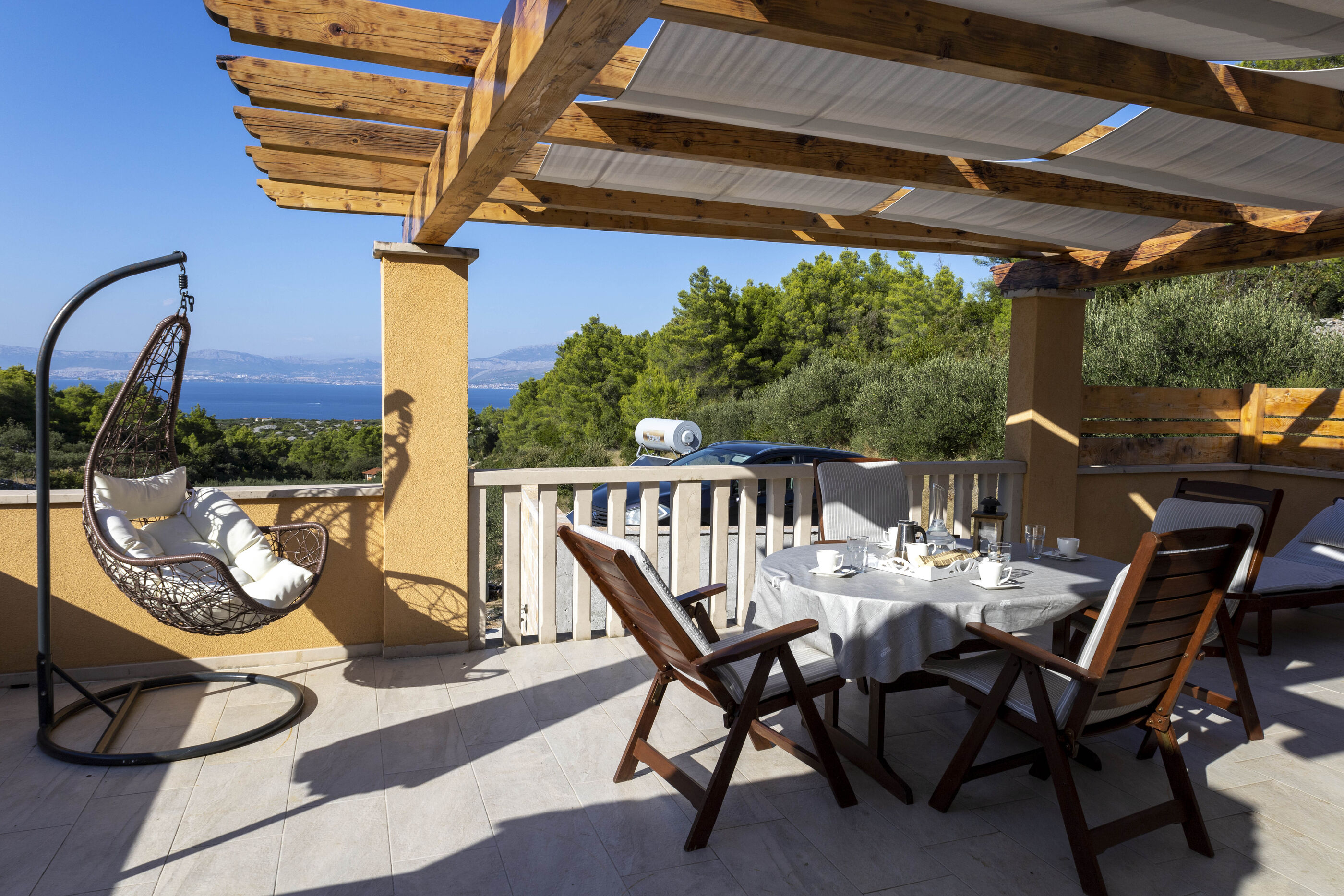 Ferienhaus für 2-4 Personen mit perfektem Meerblick - WLAN und Grill