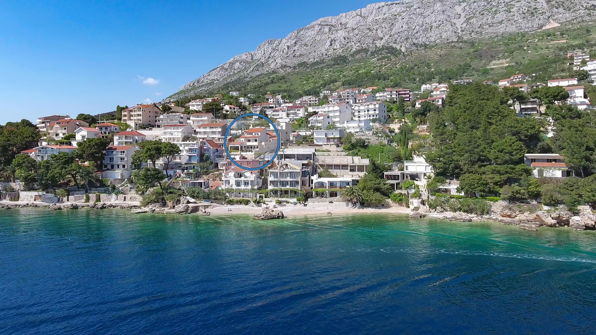 Traumhafte Ferienwohnung direkt am Meer mit großer Terrasse