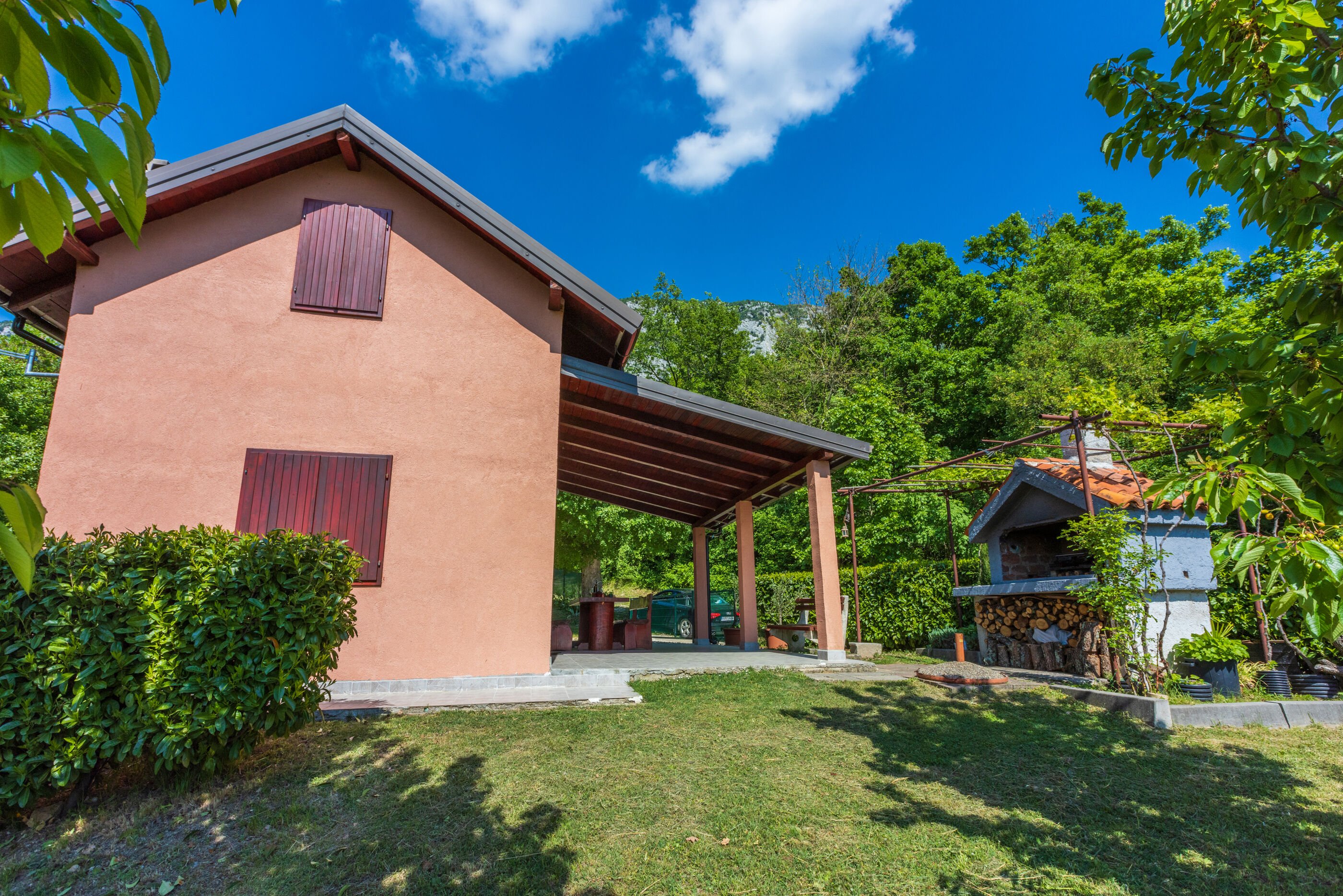 Ferienhaus mit Klima & Grill in Krsan bei Labin