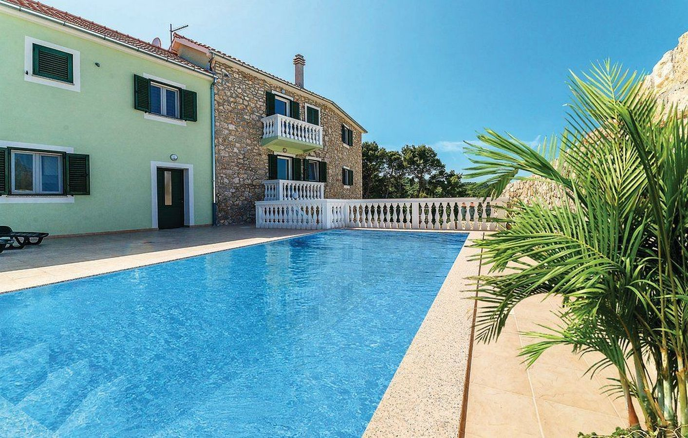 Studio-Apartment für 2 bis 3 Personen mit Pool auf der Insel Pašman