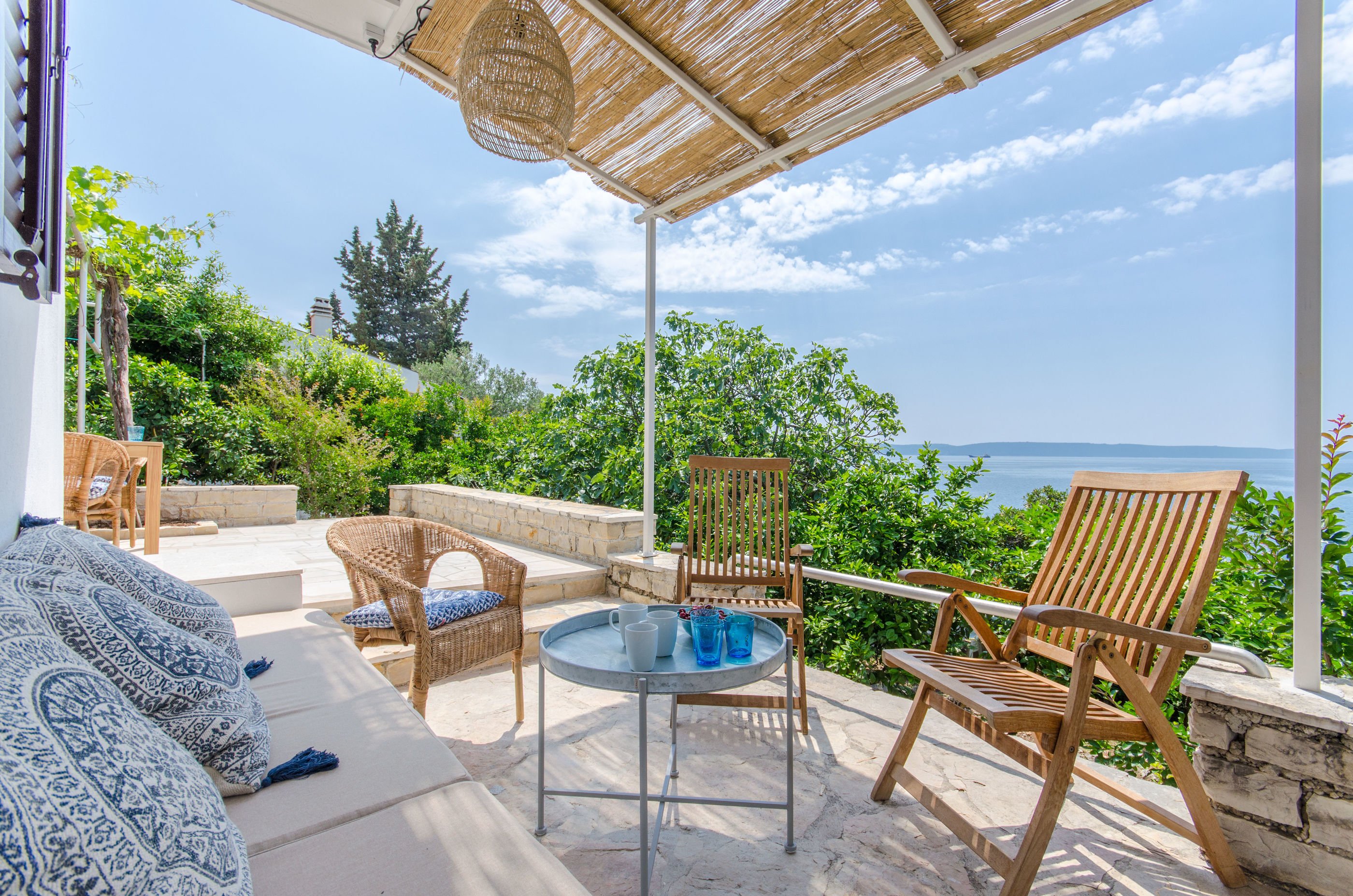Haus  für 7 Personen mit Balkon, Meerblick, WLAN