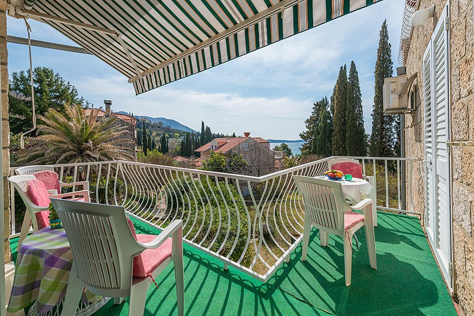 Apartment in Mlini mit wunderschönem Blick aufs Meer