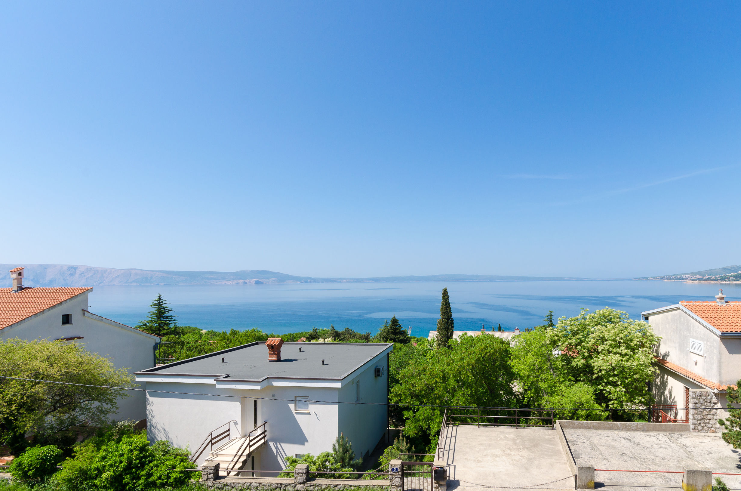 Studio in Klenovica mit Balkon mit Meerblick