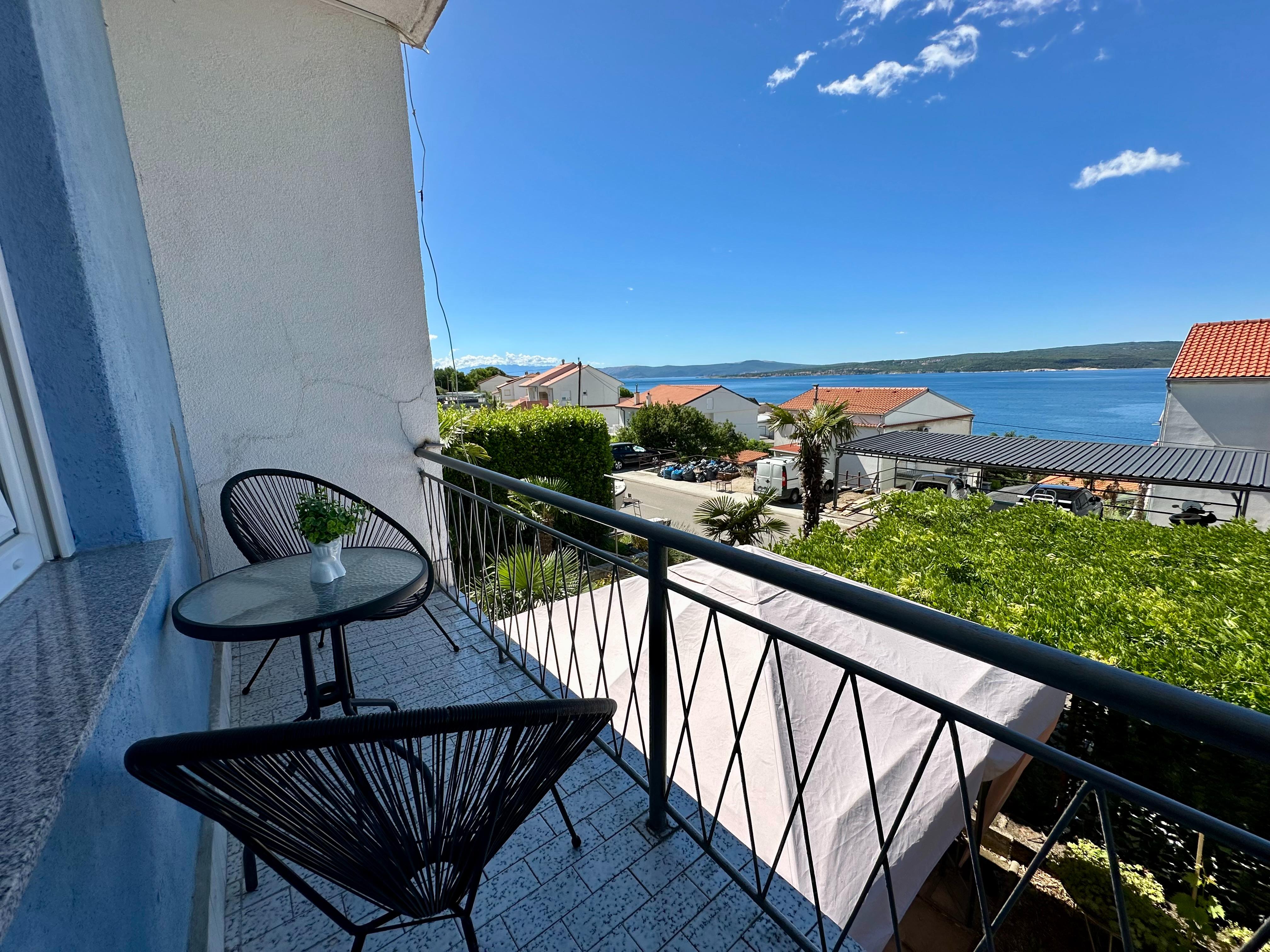 Ferienwohnung mit Meerblick genießen,nur 250 Meter zum Meer