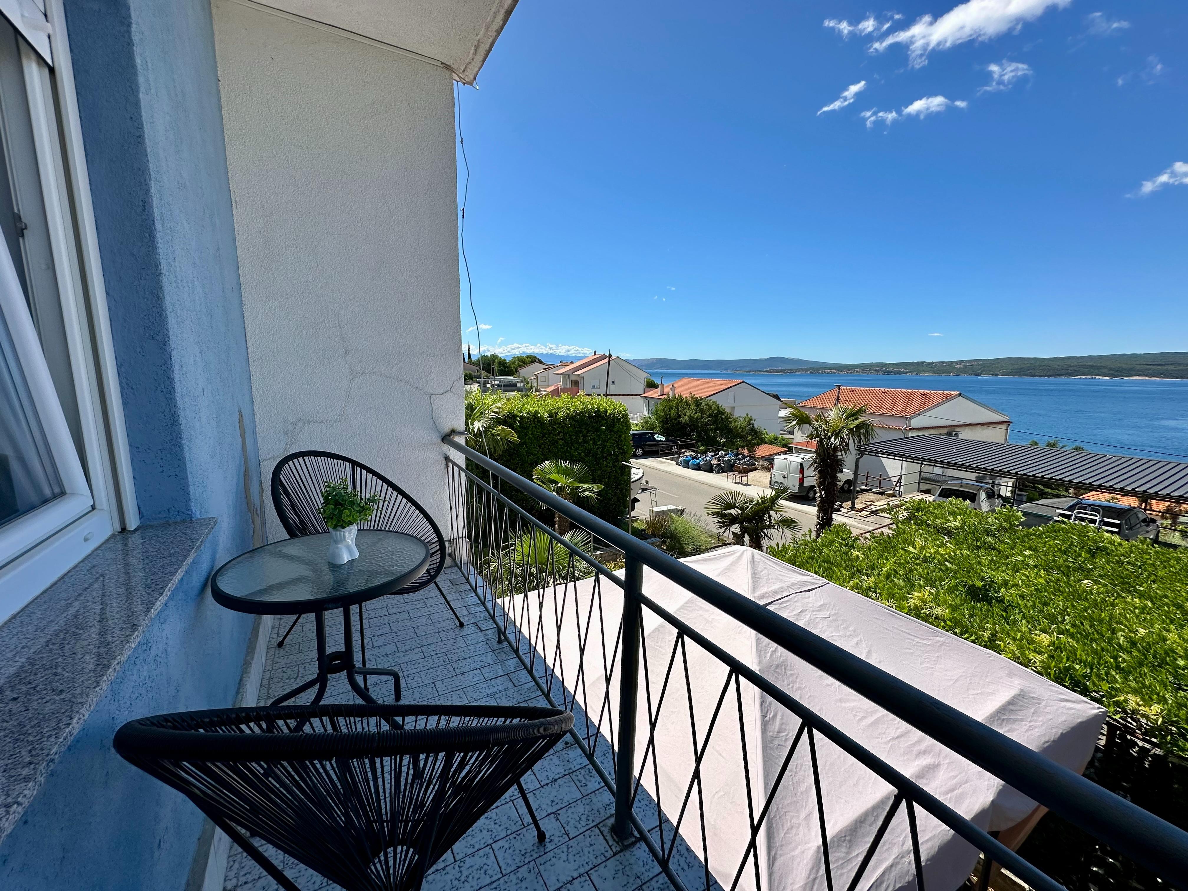 Ferienwohnung mit Meerblick genießen,nur 250 Meter zum Meer