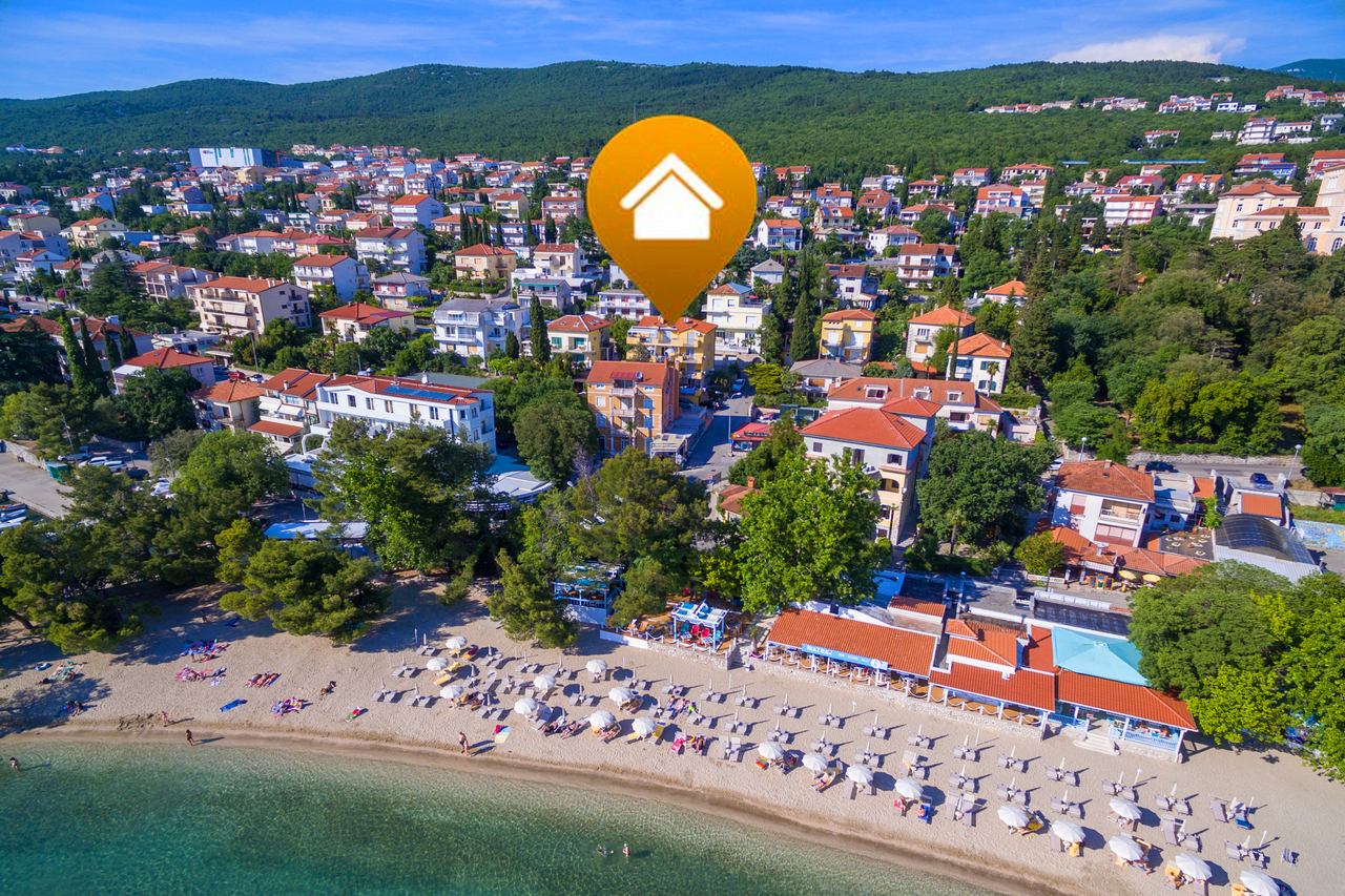 Gepflegtes Studioapartment - nur 50 m vom Sandstrand entfernt