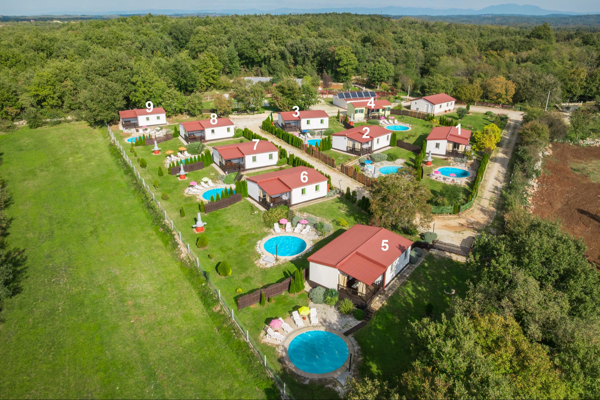 Mobilheim (Nr.9) mit privaten Pool - perfekt für Ihren Urlaub