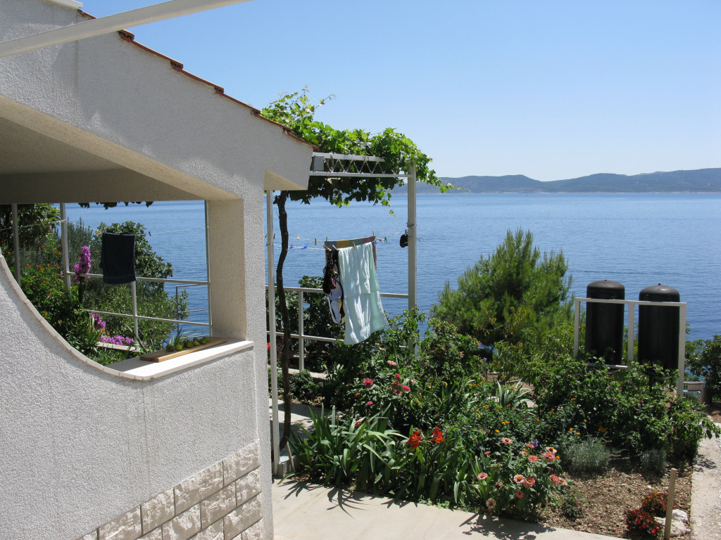 Terrasse und Meerblick | Fewo in Pisak für bis zu 3 Personen
