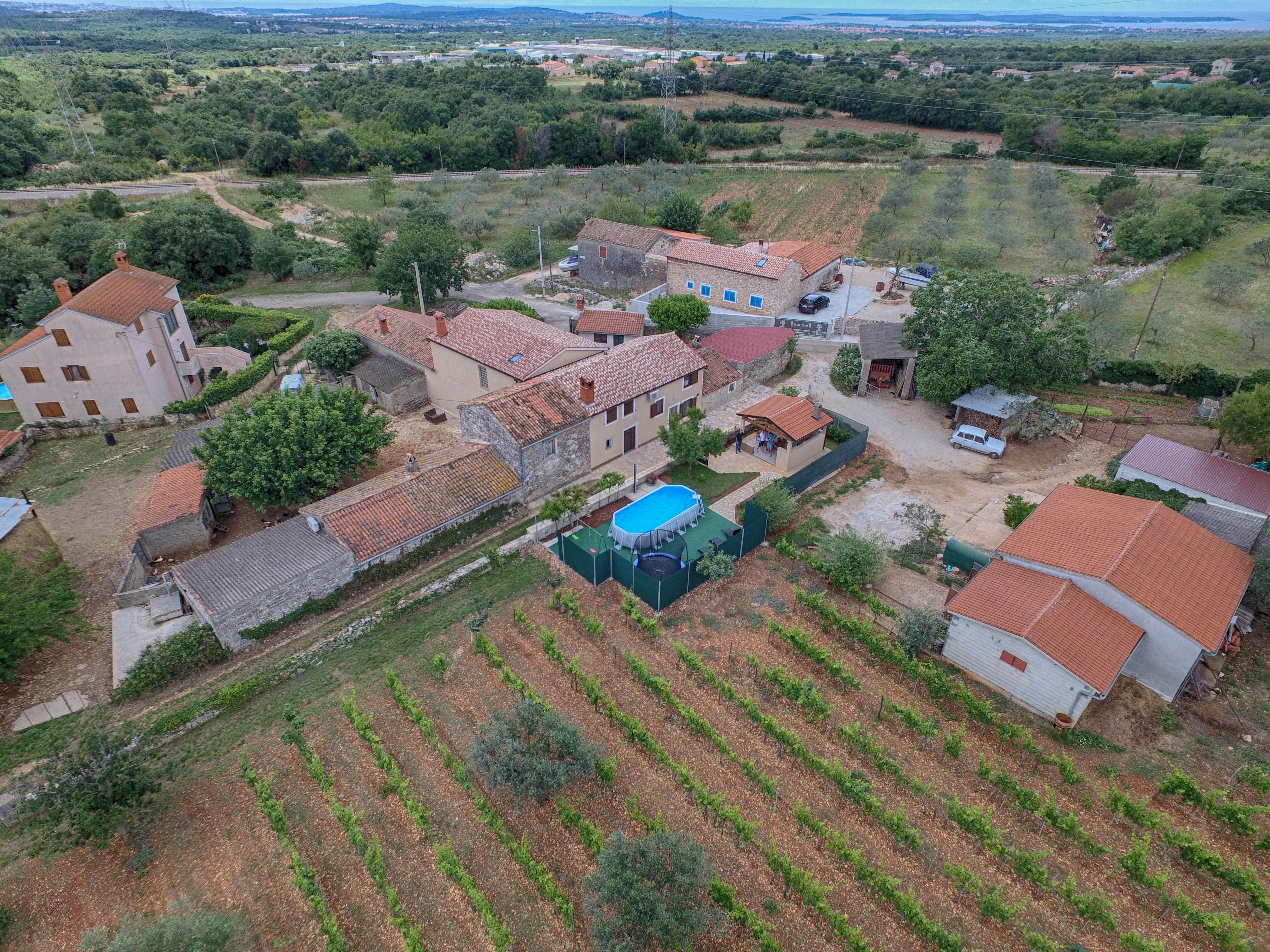Rustikales Ferienhaus in Galizana, 5 km vom Fazana entfernt