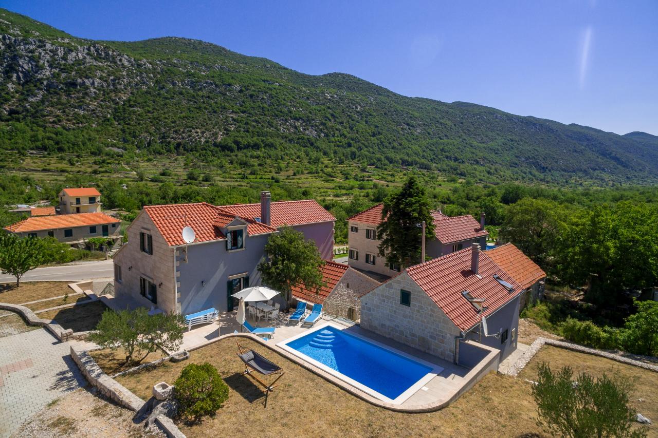 Moderne Villa in Zupa bei Markarska- Swimmingpool - Klima