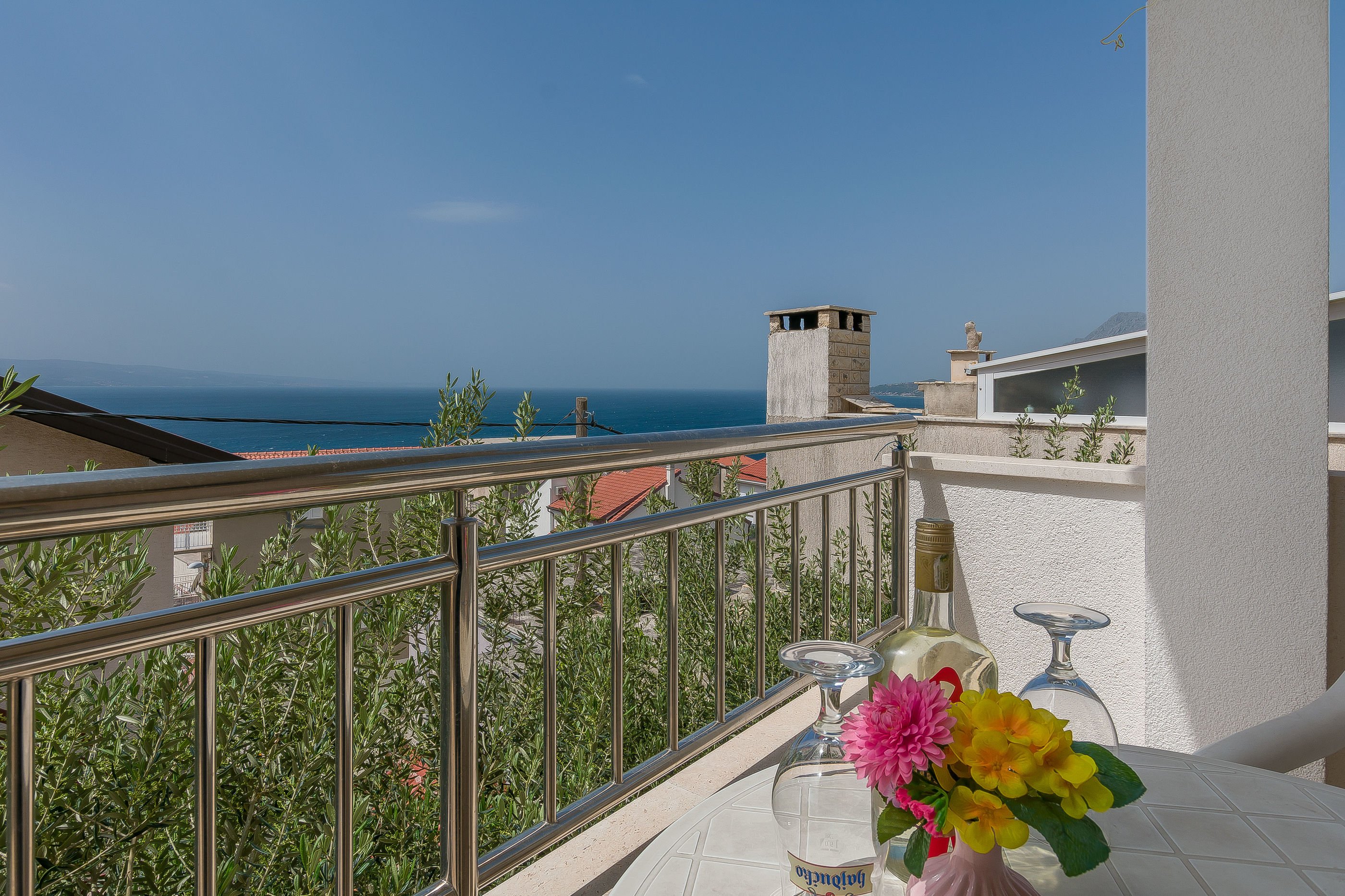 Wohnung für 4 Personen mit Meerblick in Omiš