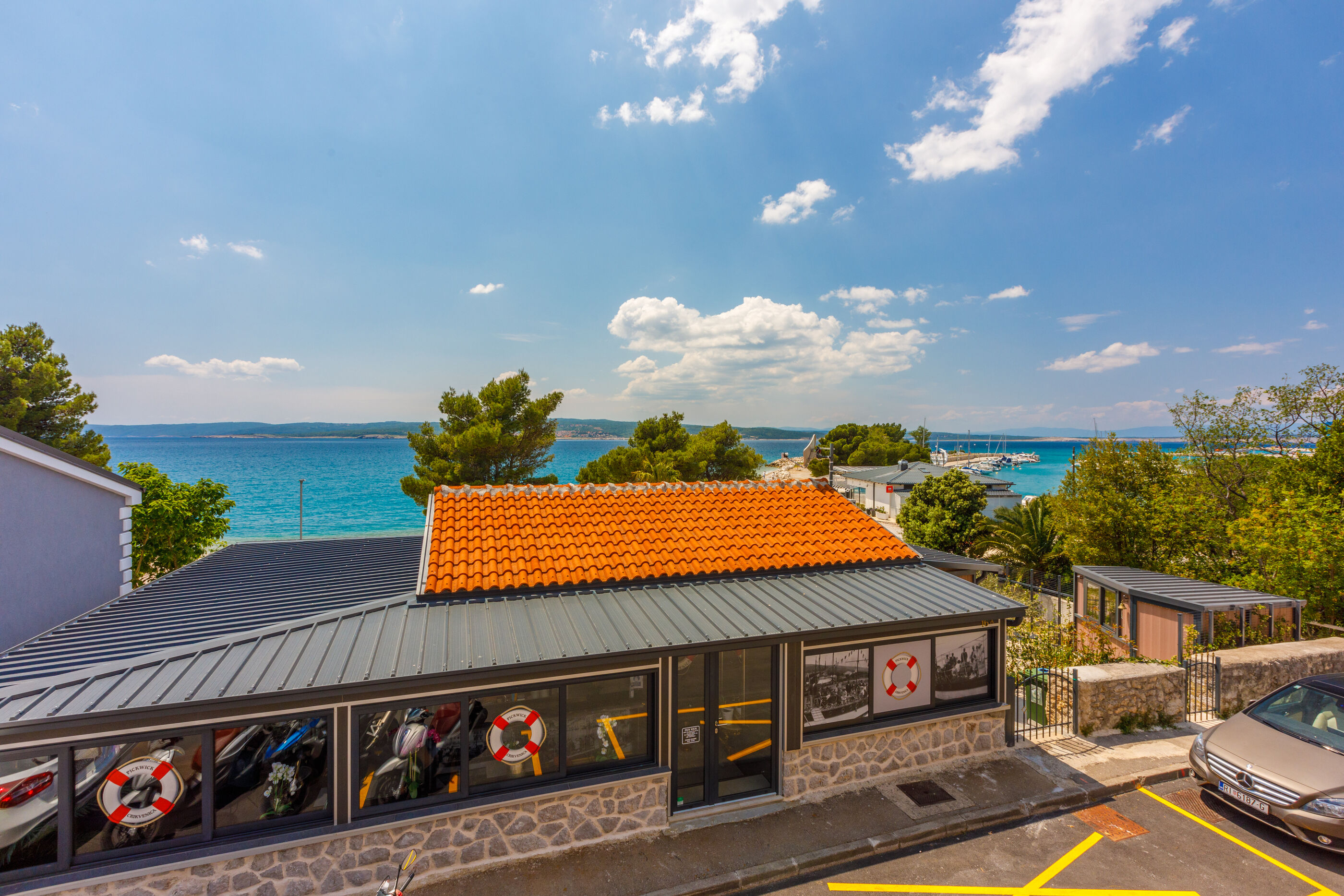 Studio für 2-3 Personen, Klima, Meerblick, 20m von Meer