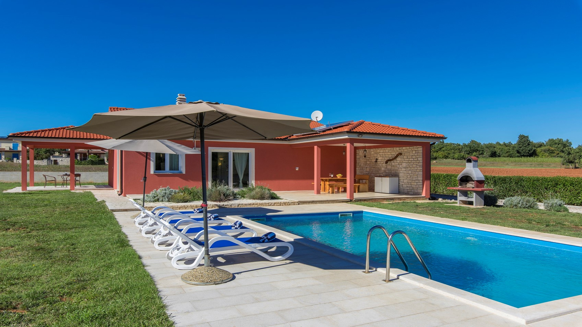 Hübsche Villa mit Pool in Rebici bei Labin / Rabac