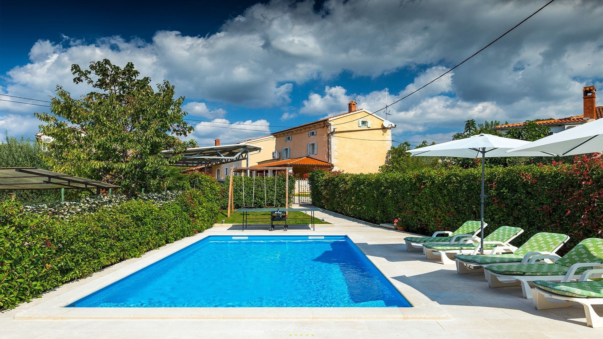 Schöne Ferienvilla mit Pool in Bubani bei Rovinj
