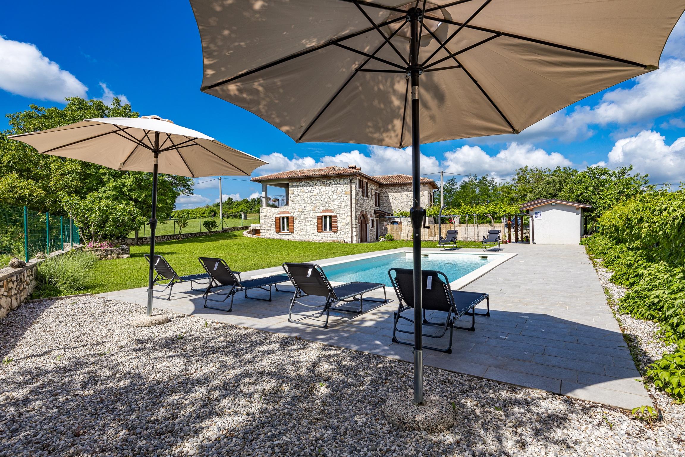 Istrisches Landhaus mit Pool in Vrećari bei Labin