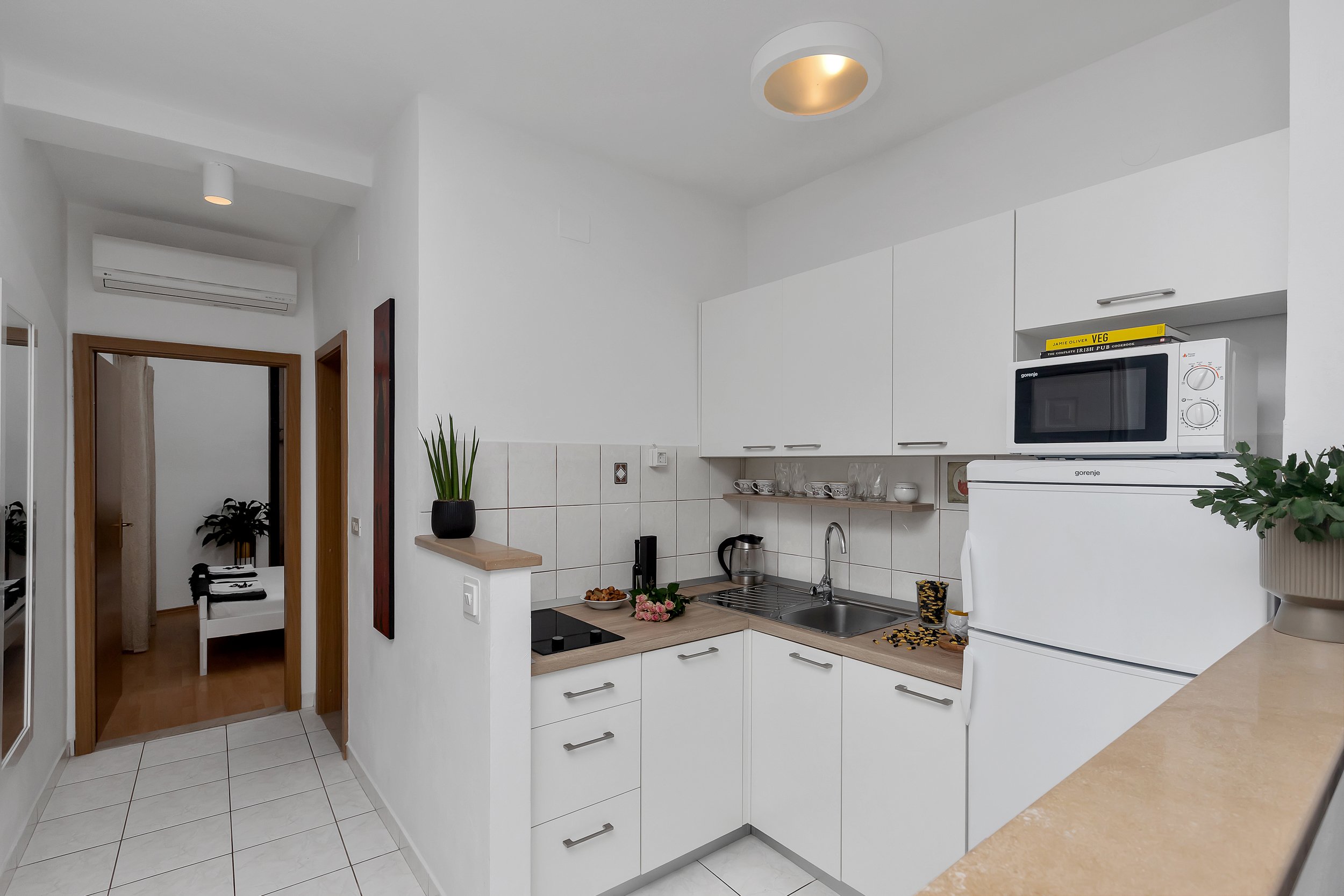 Meerblick-Ferienwohnung mit Klima, Sat-Tv & WLAN