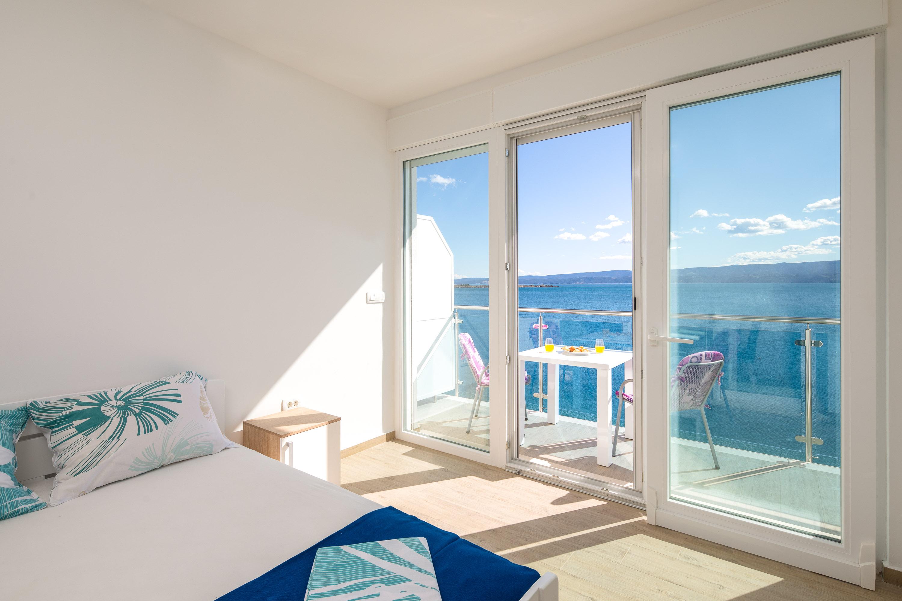 Studio direkt am Strand mit wunderschönen Meerblick
