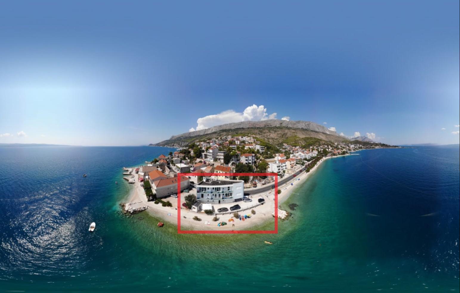 Studio direkt am Strand mit wunderschönen Meerblick