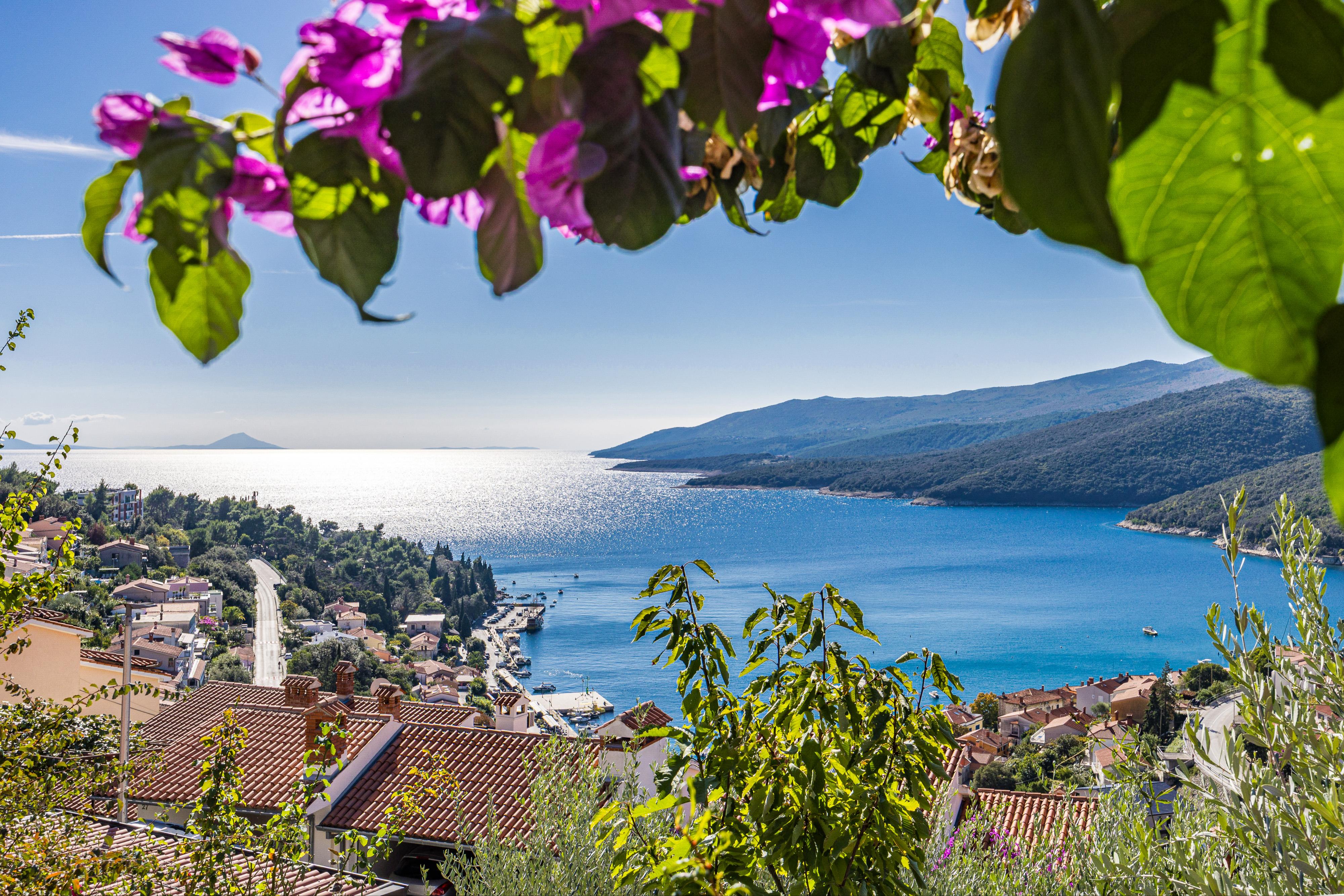 Apartment für vier Personen mit Meerblick in Rabac