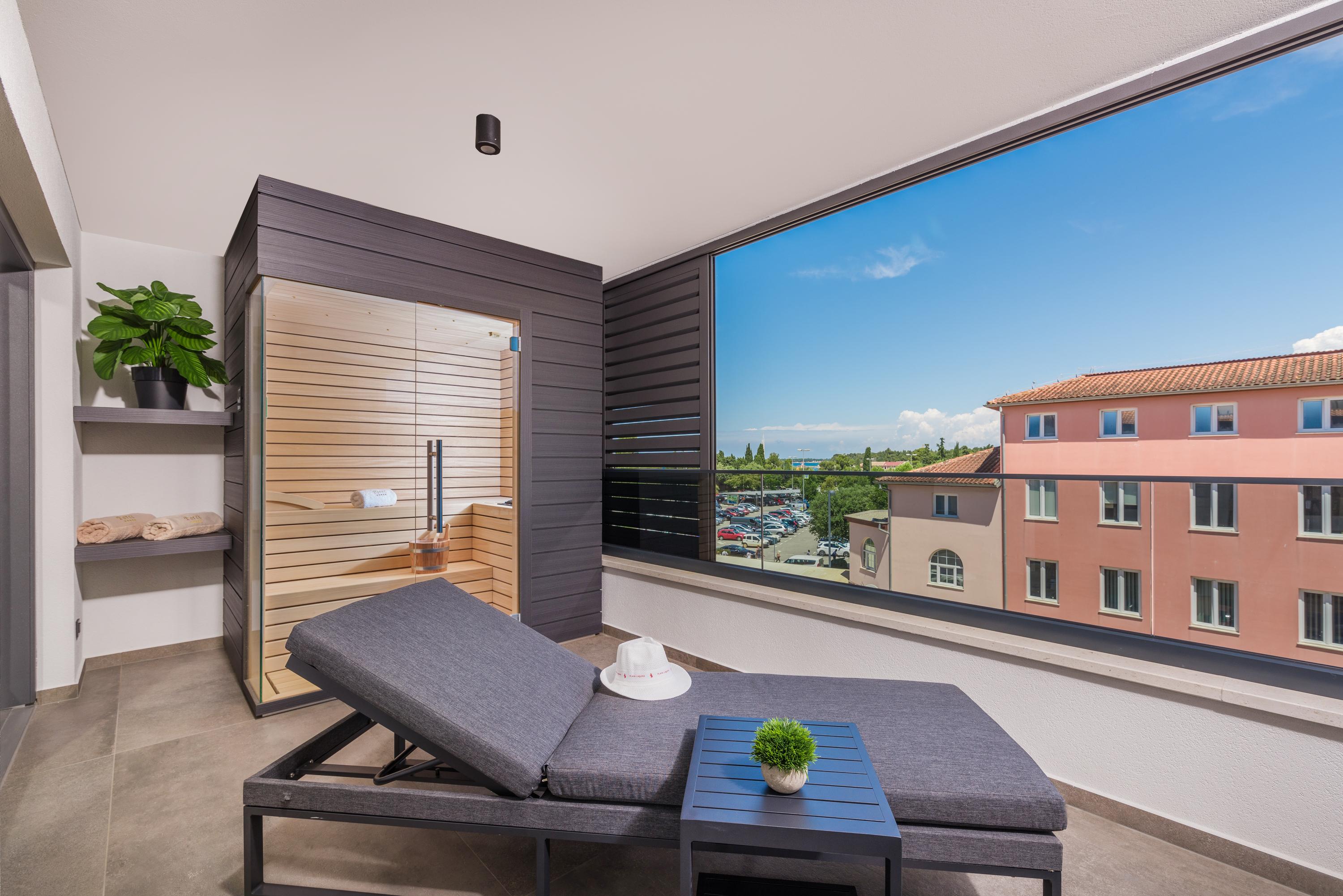 Ferienwohnung mit Meerblick im Zentrum von Porec