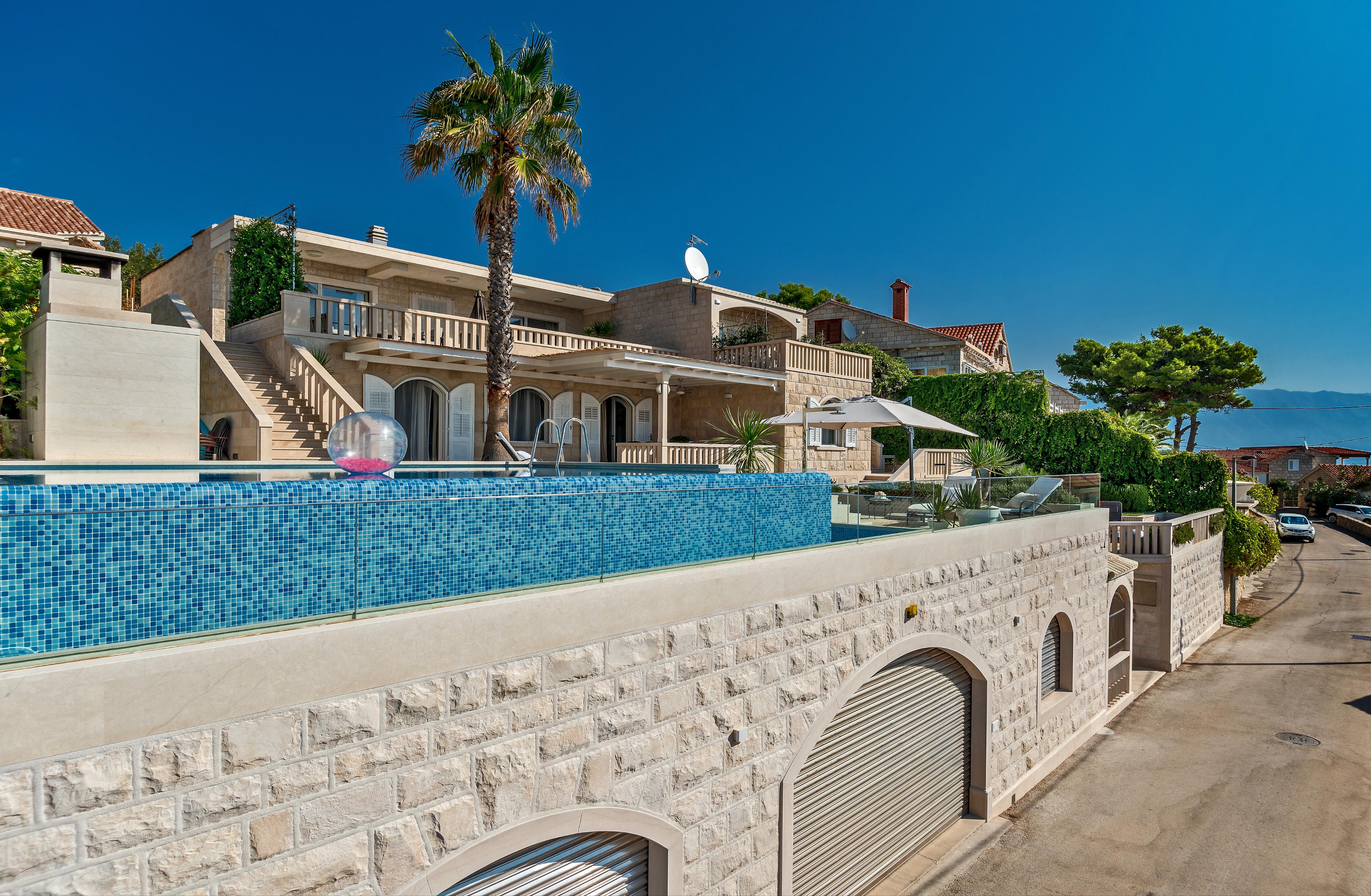 Luxusvilla mit Pool für 12 Personen in Selca Insel Brac