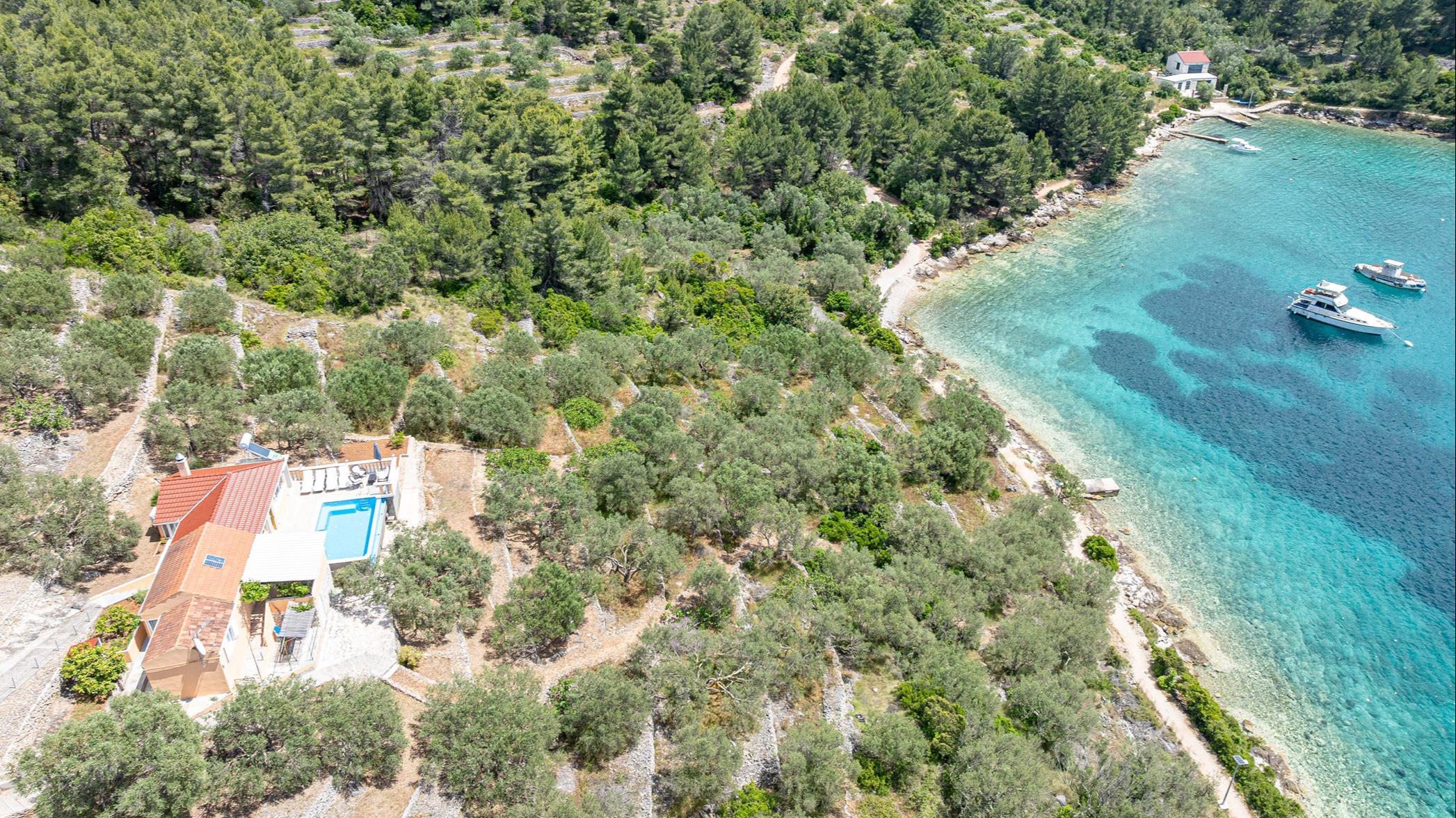 Villa für 6 Personen mit Pool in Vela Luka