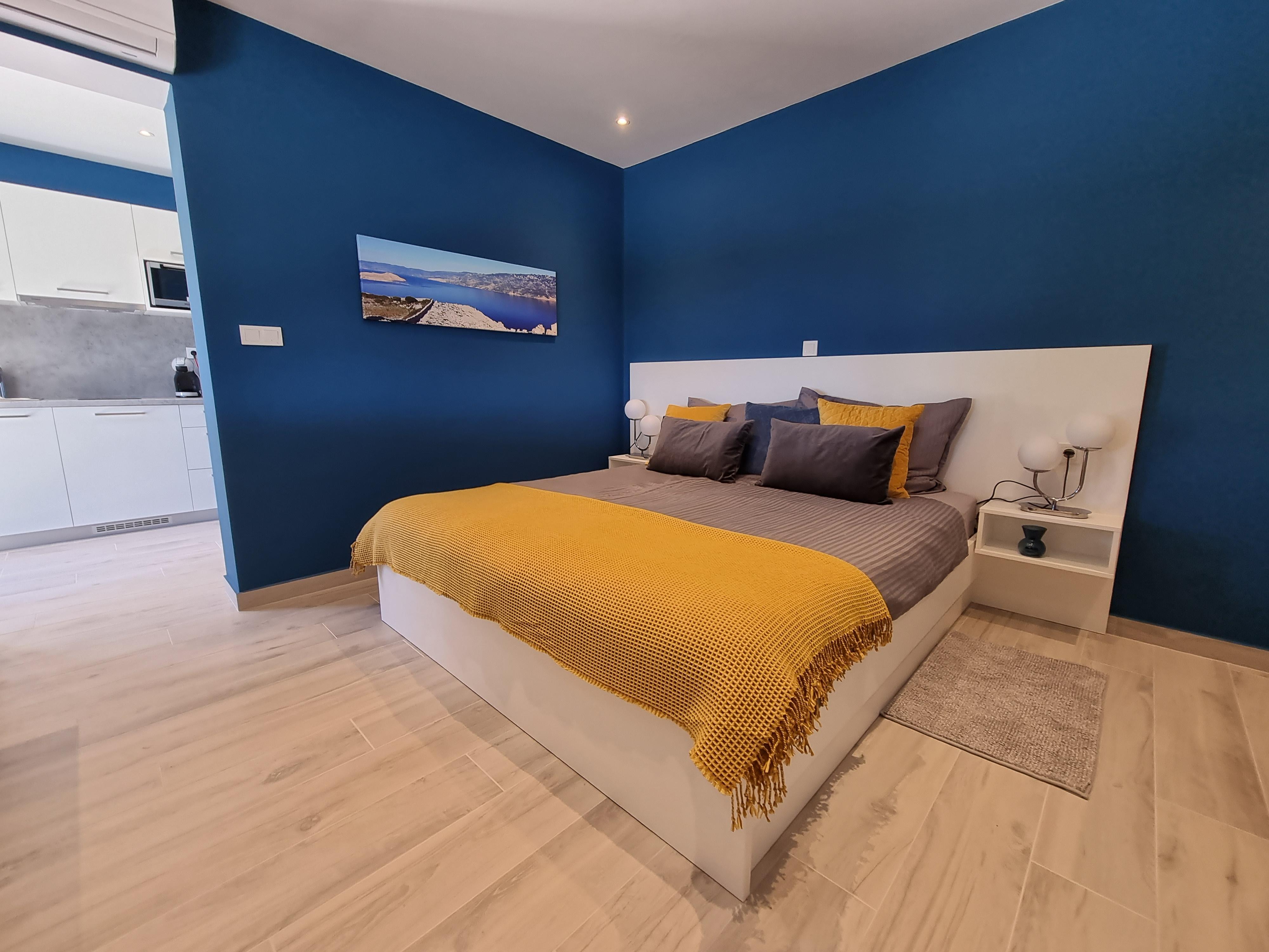 Studio für zwei Personen mit Terrasse in Suha Punta