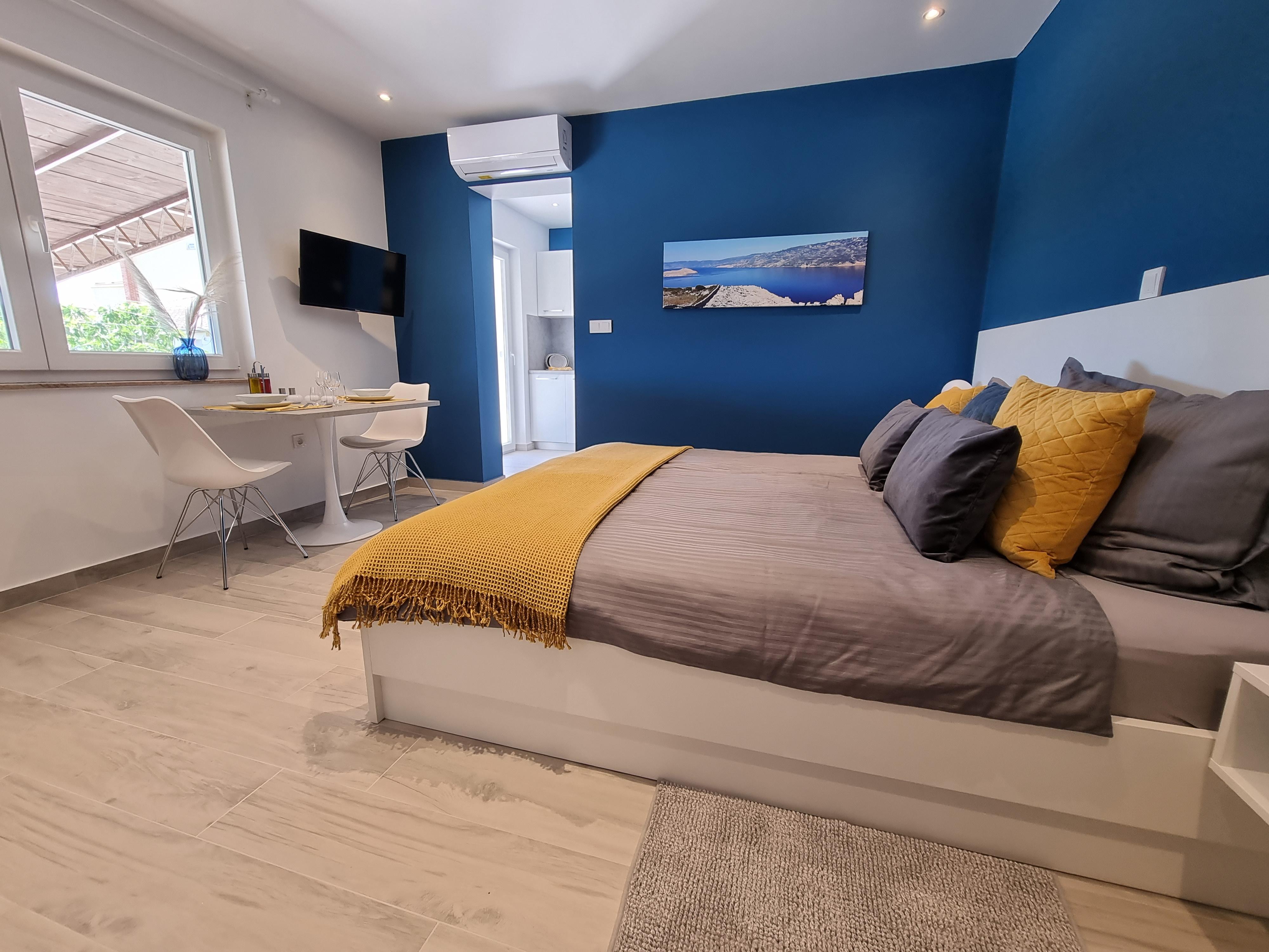 Studio für zwei Personen mit Terrasse in Suha Punta