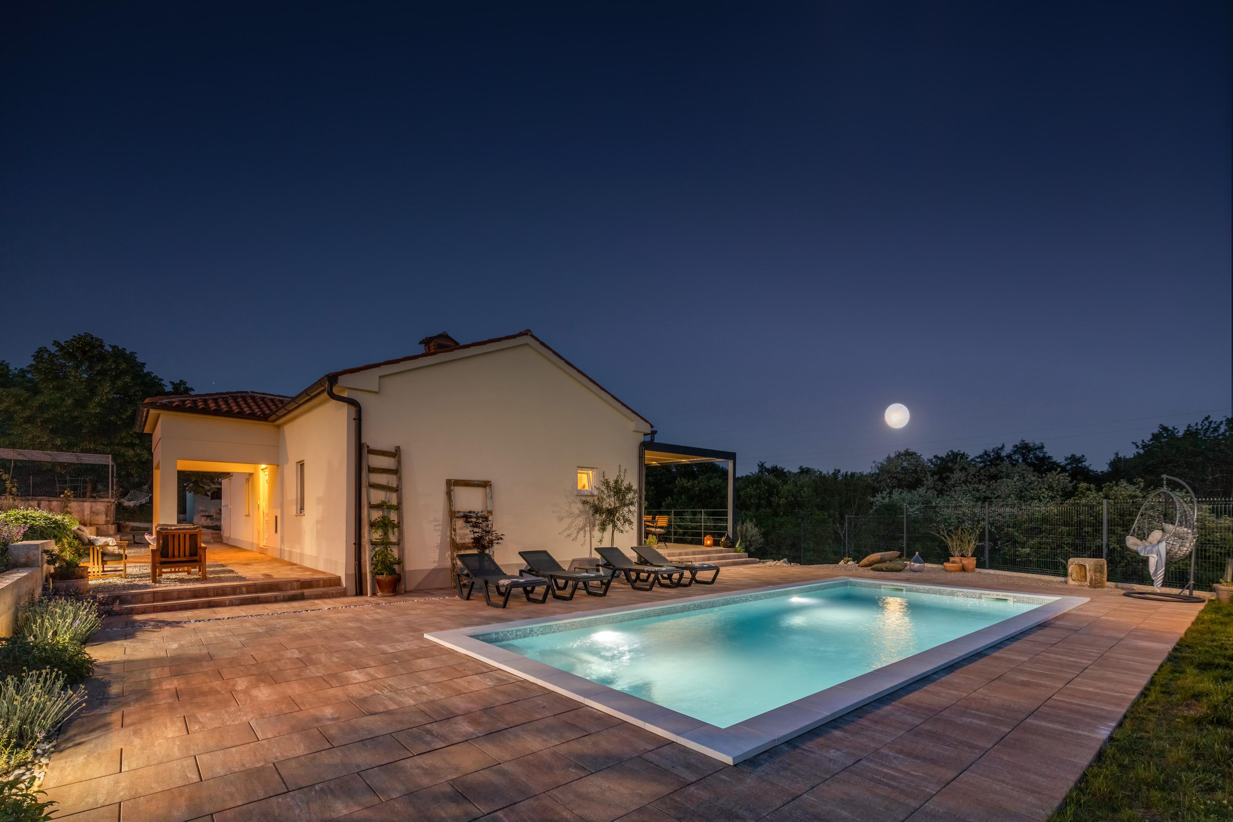 Villa für bis zu 5 Personen mit privatem Pool in der Nähe von Labin