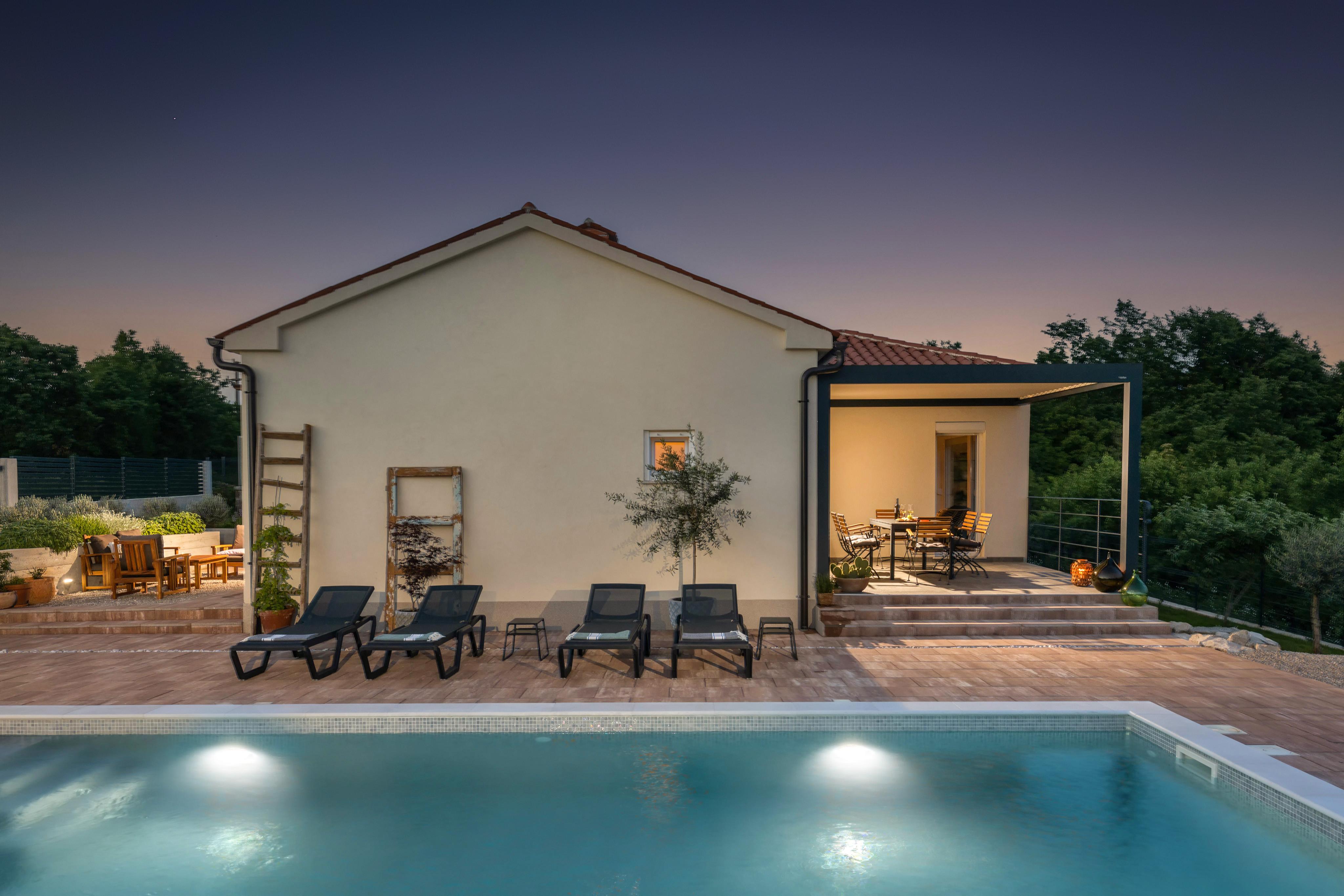 Villa für bis zu 5 Personen mit privatem Pool in der Nähe von Labin