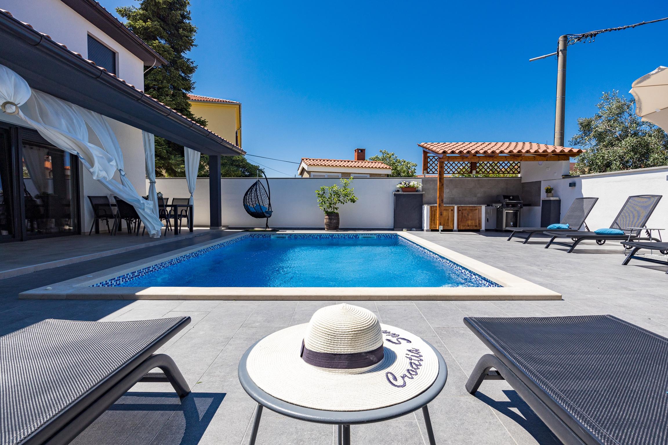 Schöne Villa mit Pool in Galizana bei Fazana
