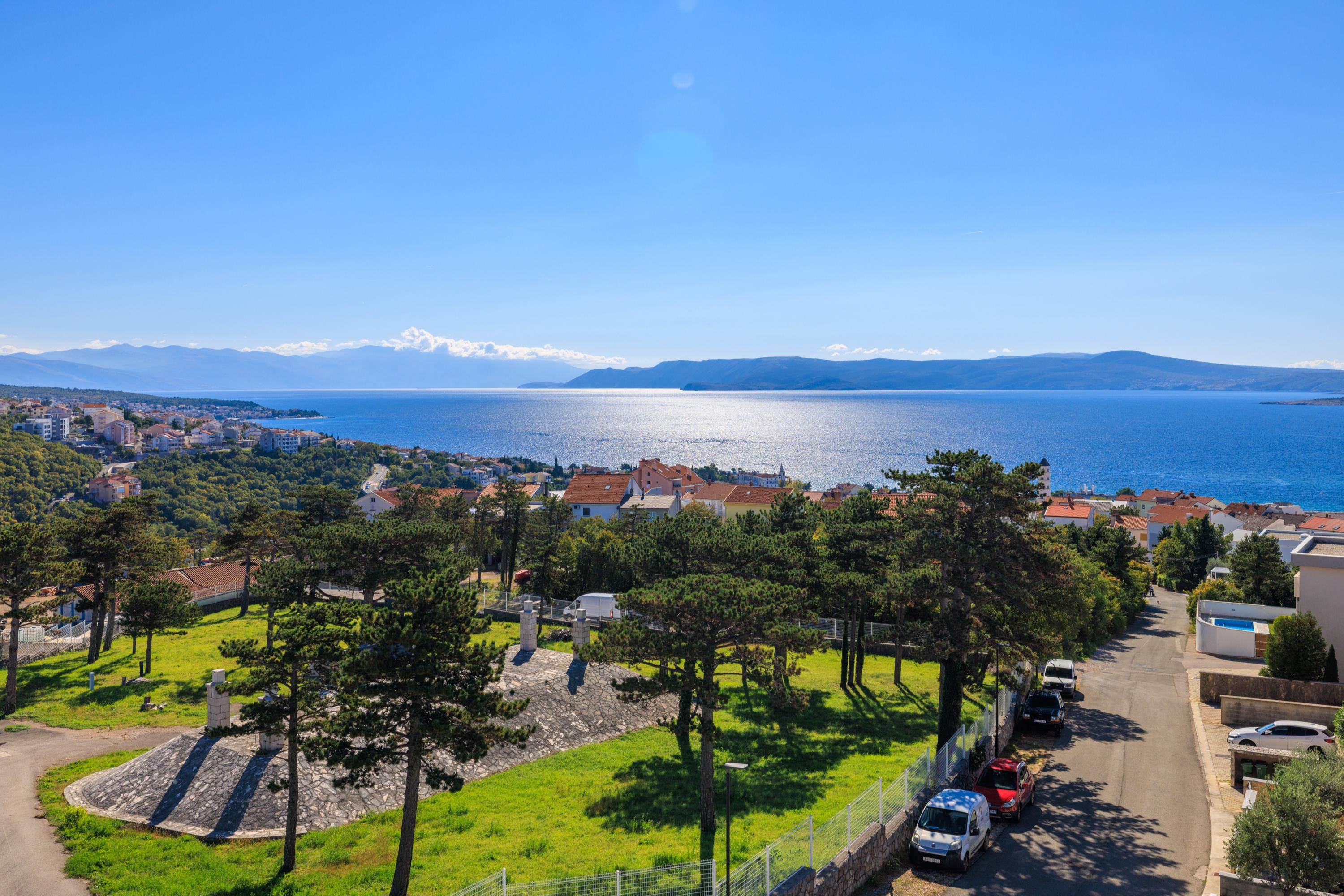 Fewo mit traumhaften Meerblick, Parkplatz, Klima, Wifi, Grill
